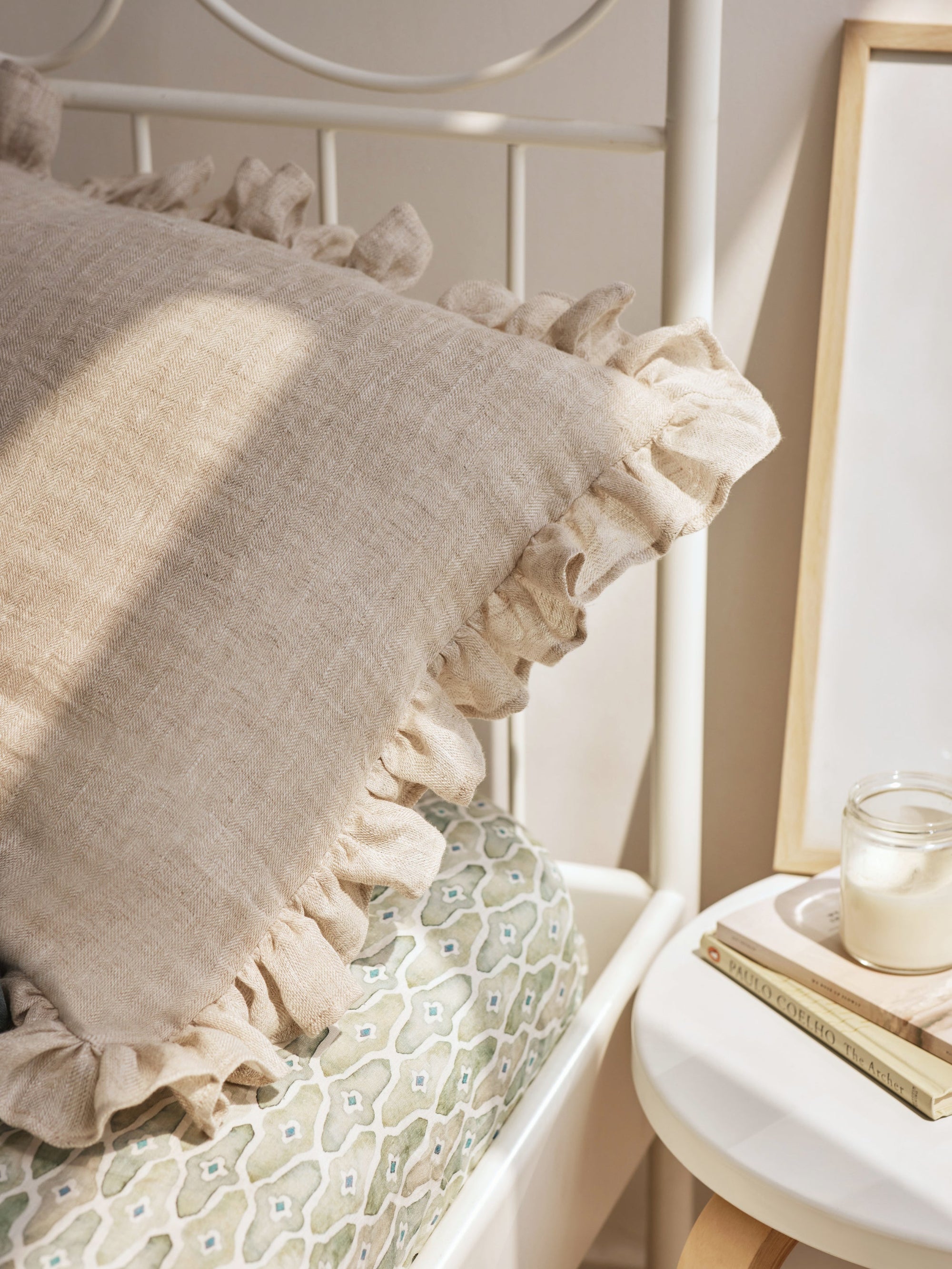 Pillow Cover - Ruffle Linen