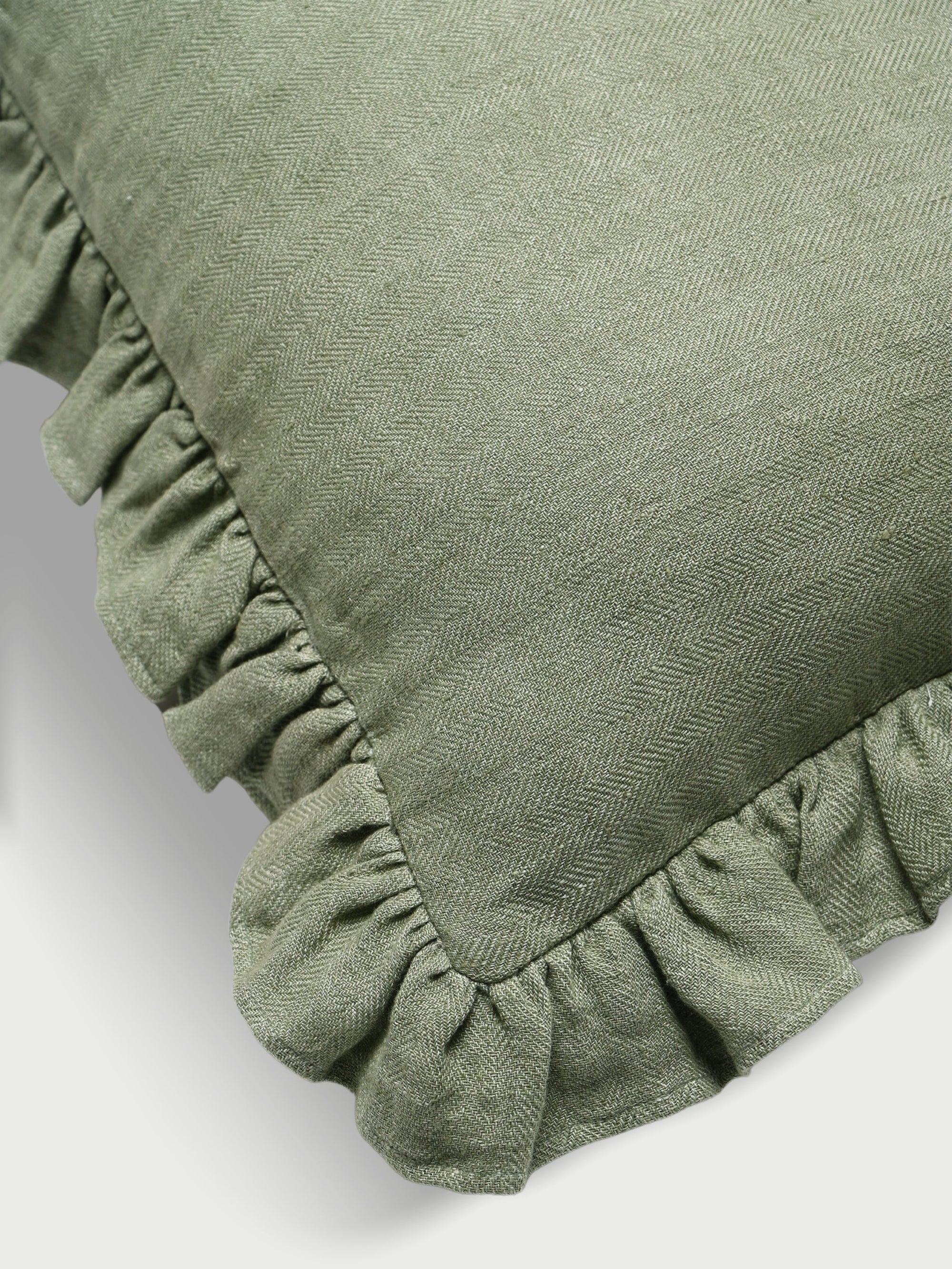 Pillow Cover - Ruffle Linen