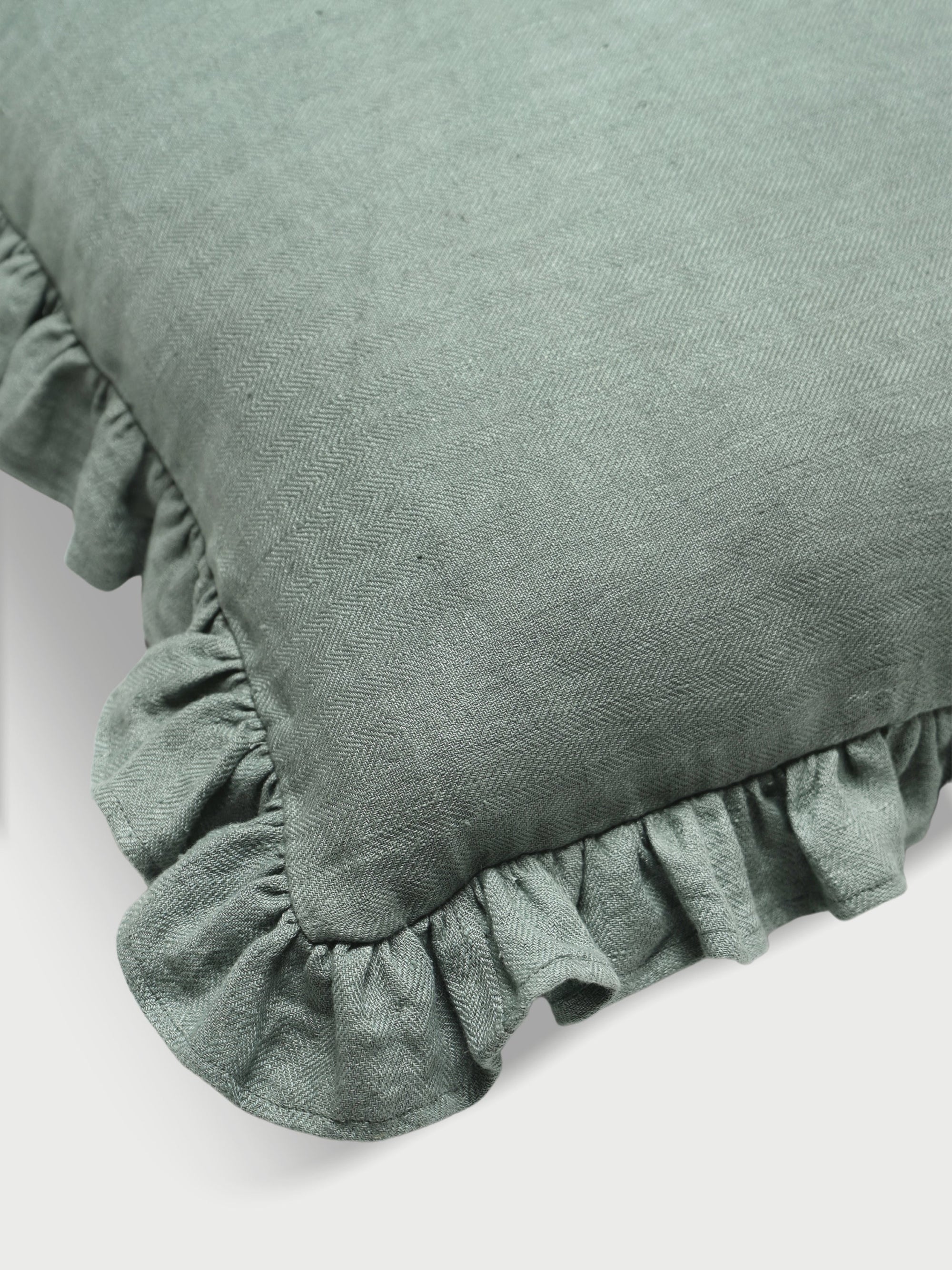 Pillow Cover - Ruffle Linen