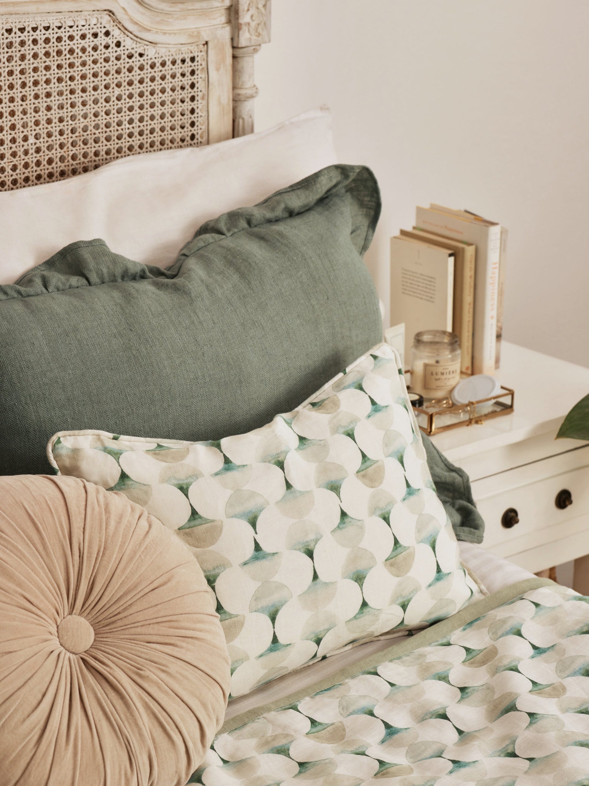 Pillow Cover - Ruffle Linen
