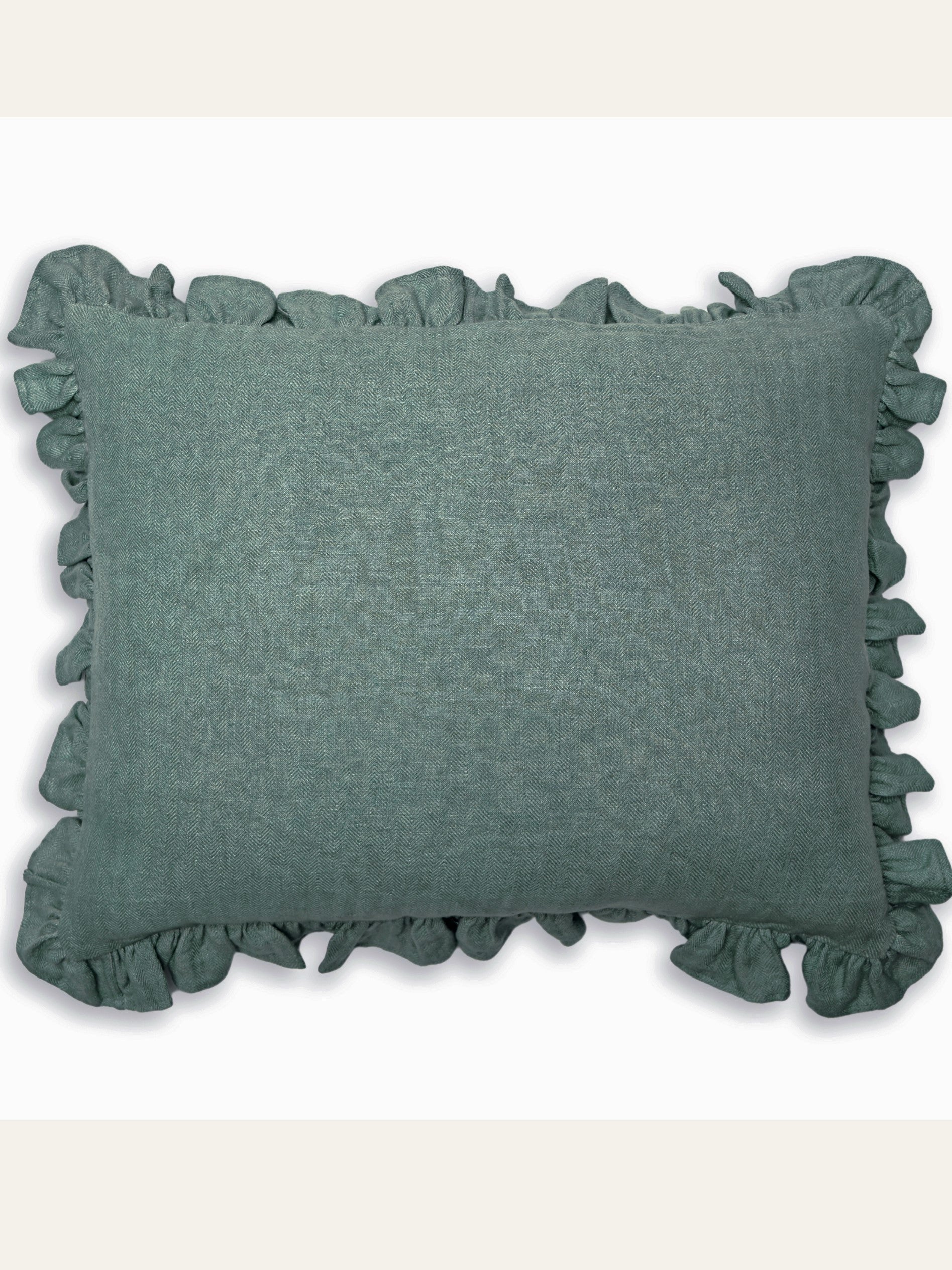 Pillow Cover - Ruffle Linen