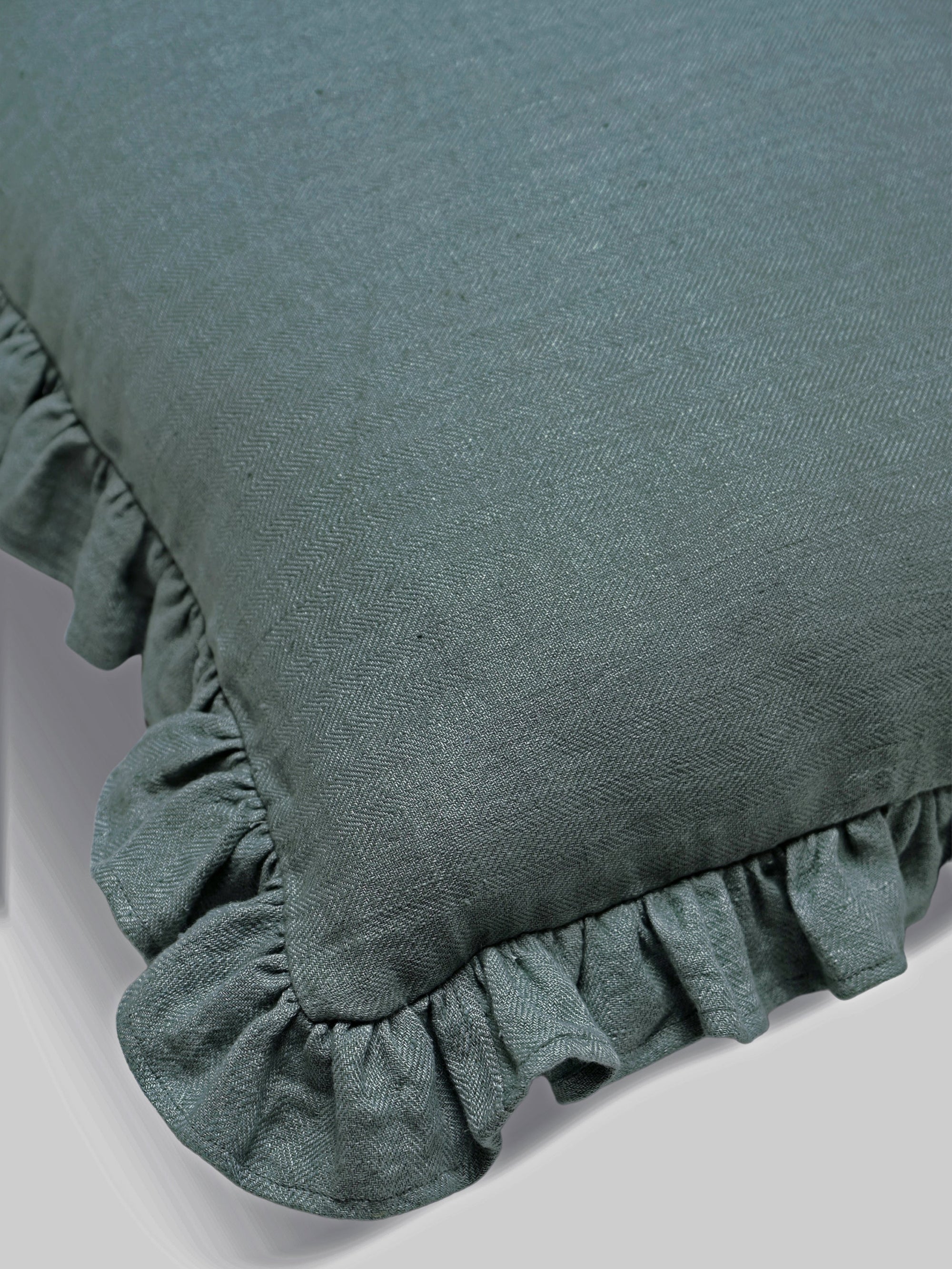 Pillow Cover - Ruffle Linen