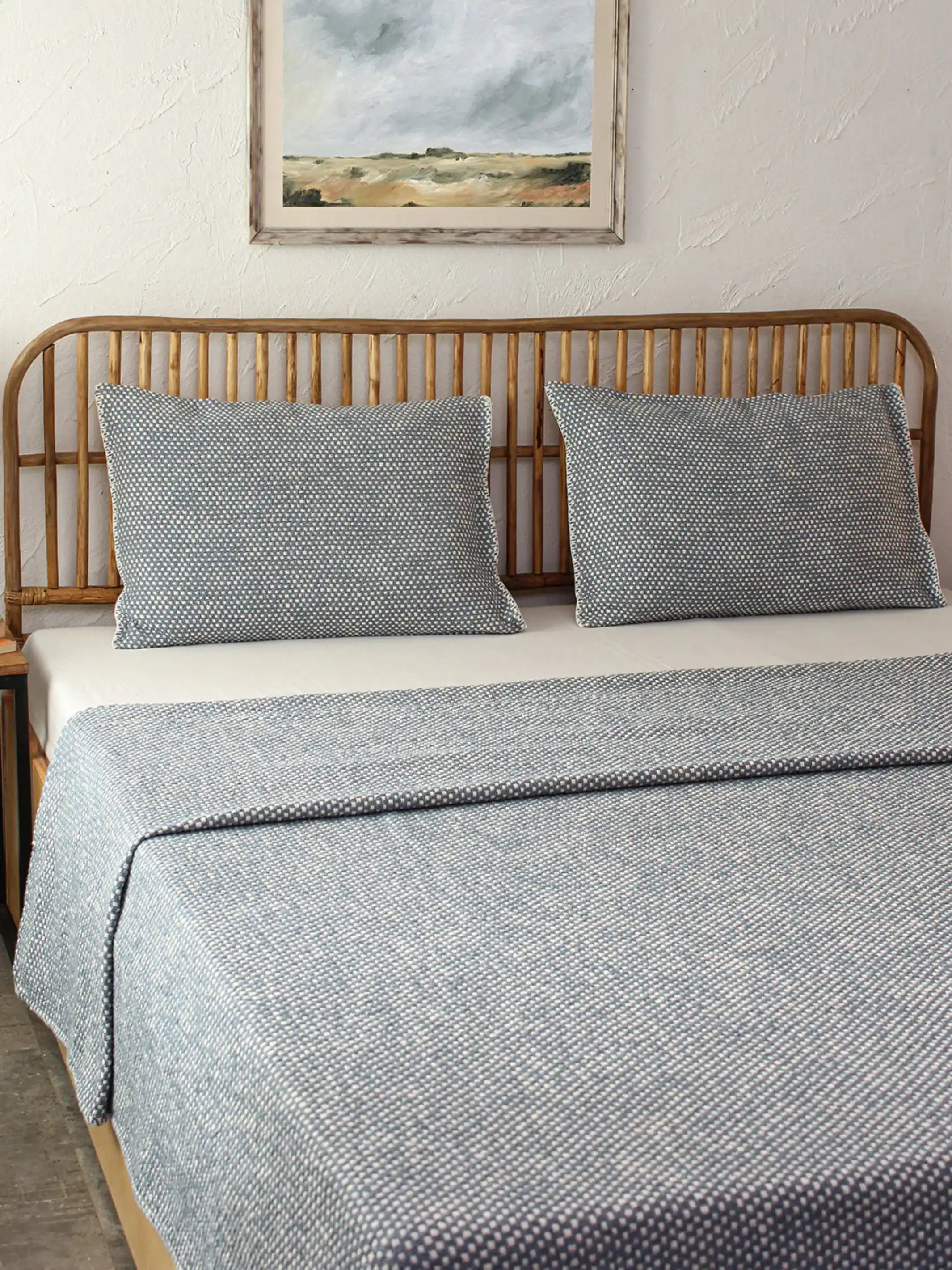 Bedcover - Vindhya Dark Blue