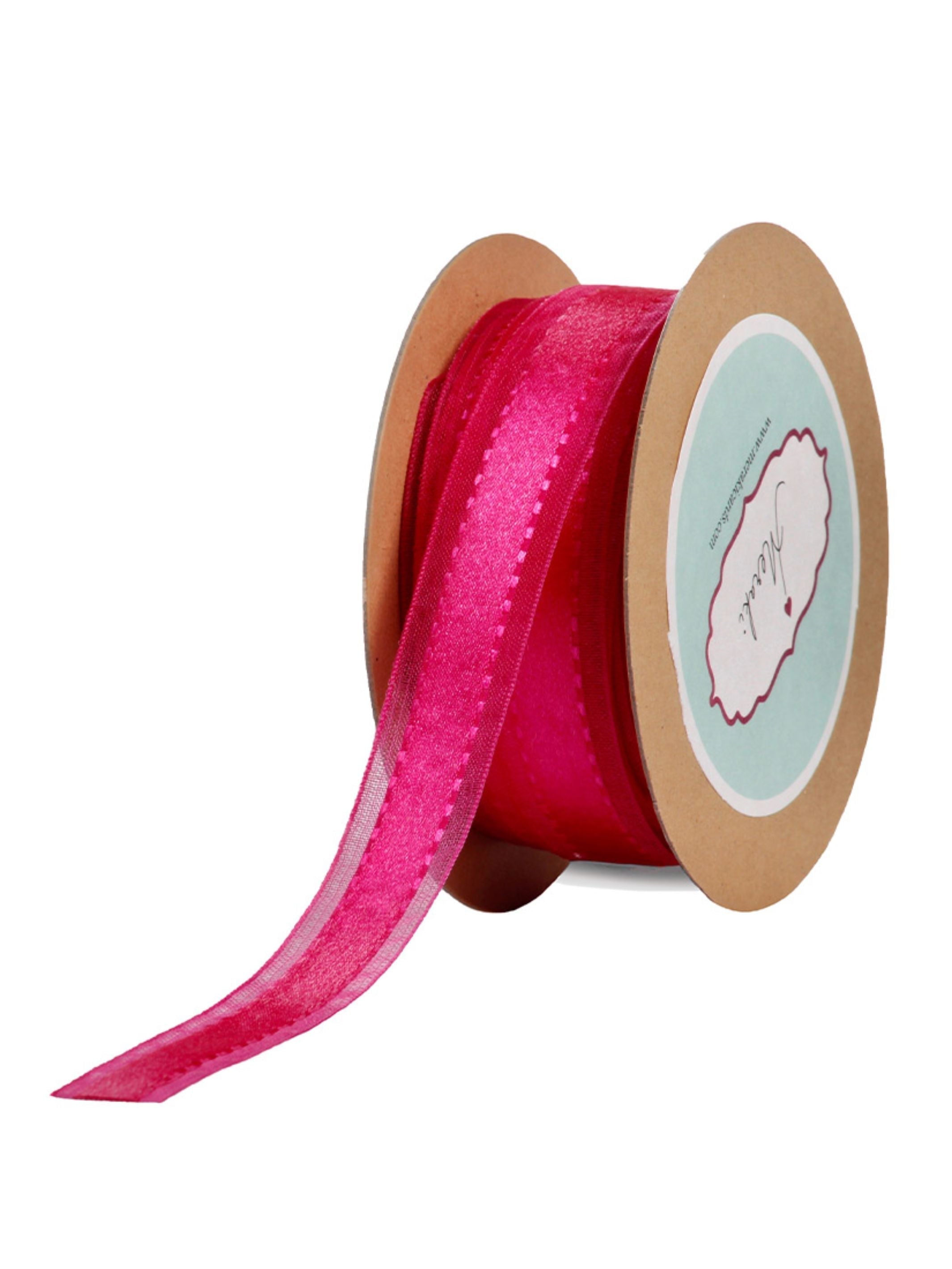 Sheersatin With Stitches Ribbon