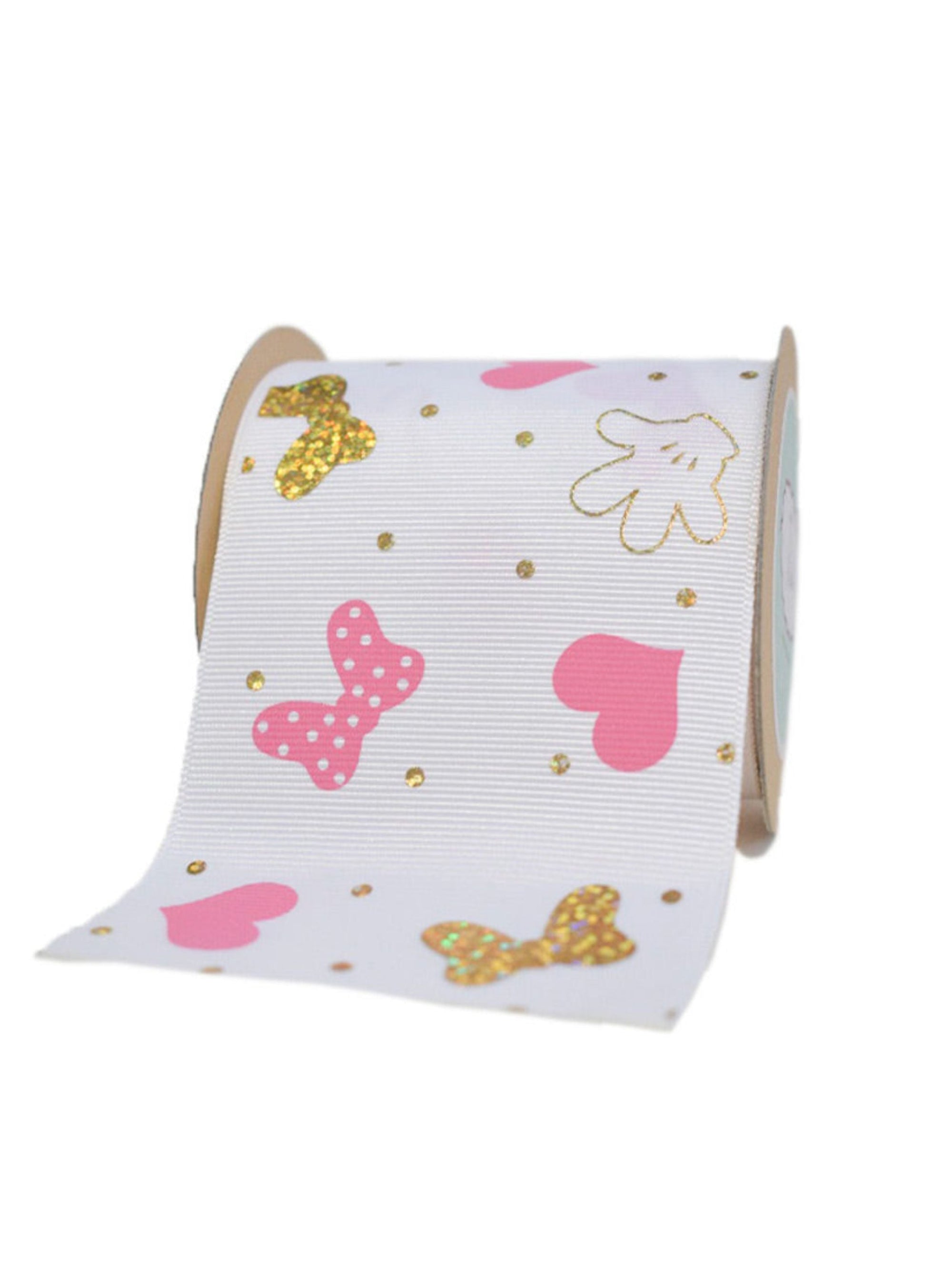 Minne Mouse Hands And Bows Ribbon
