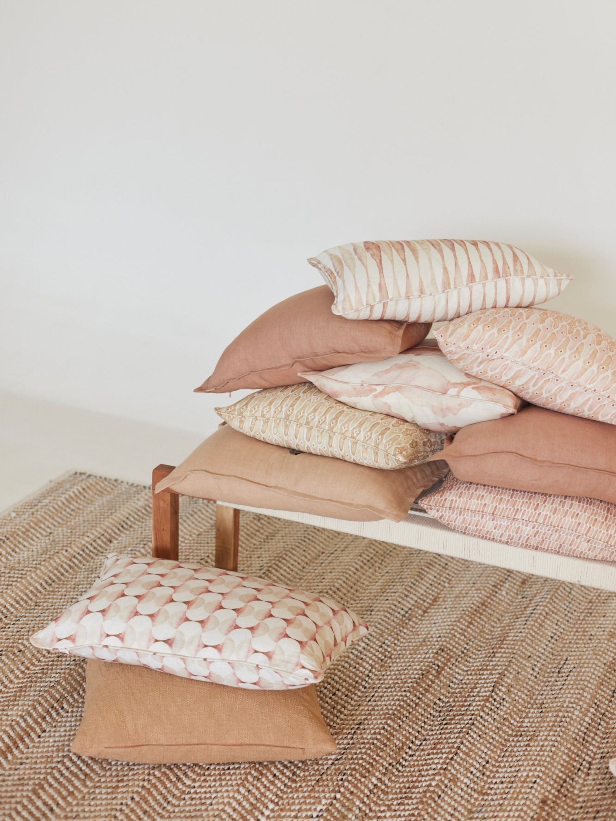 Cushion Cover - Cove Blush Oblong