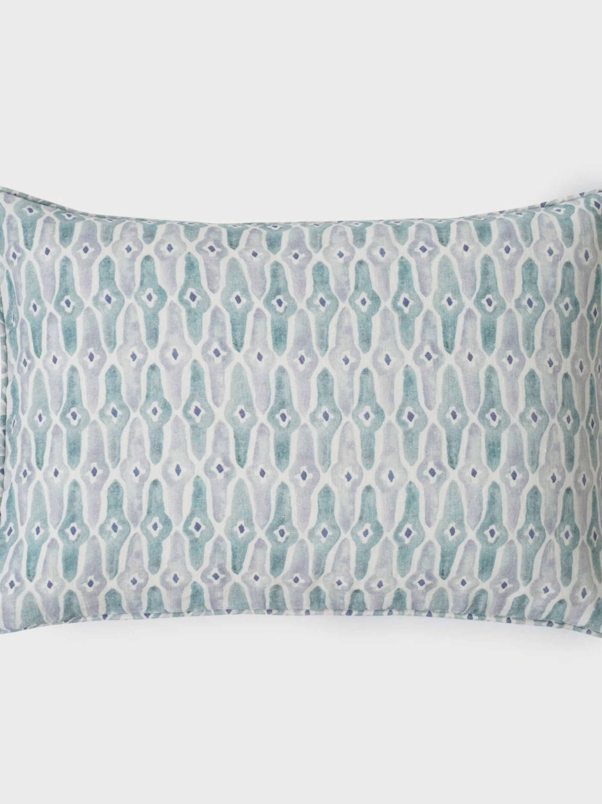 Cushion Cover - Mosaic Blue Oblong