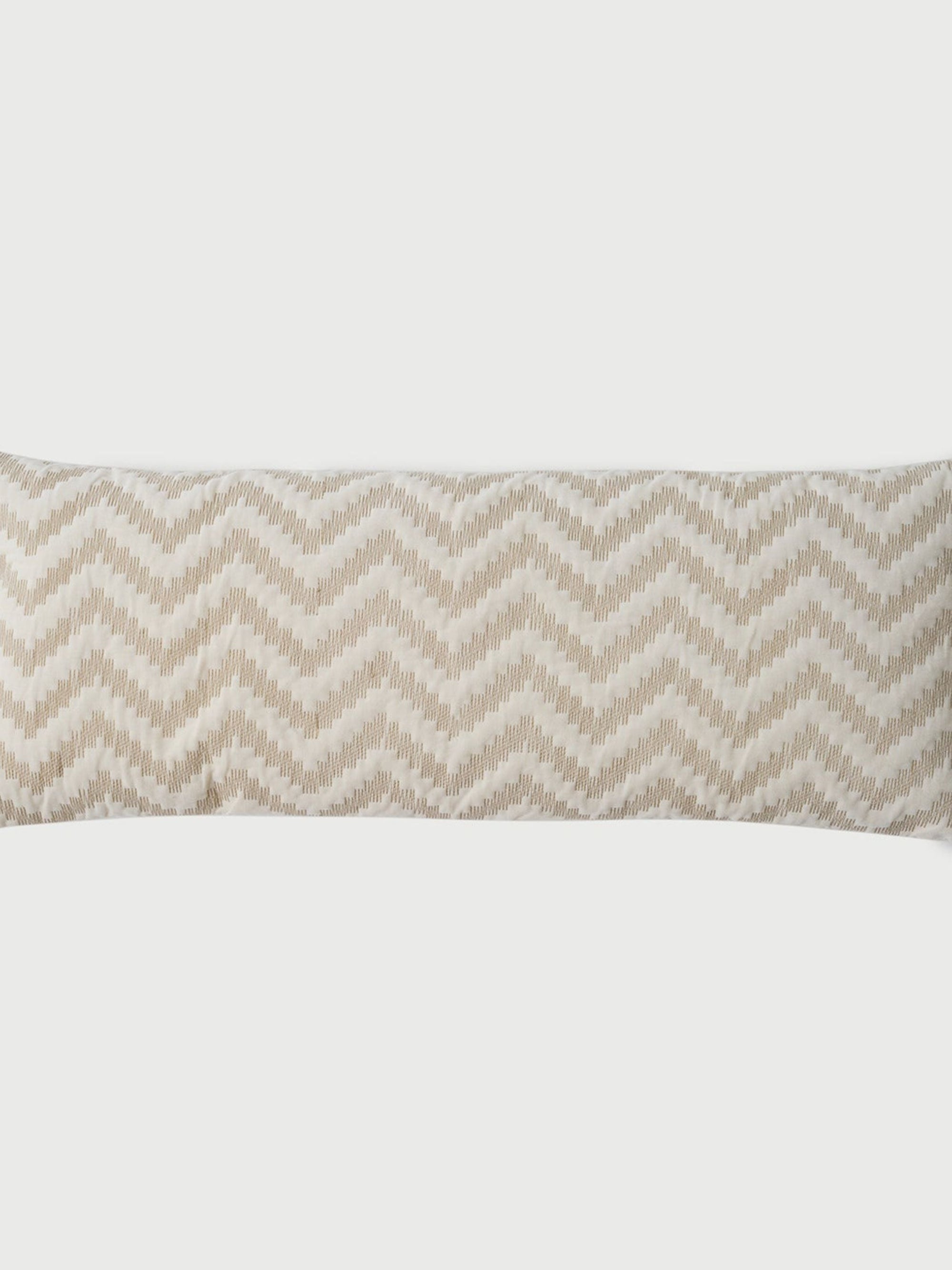 Cushion Cover - Chevron Brown Lumbar