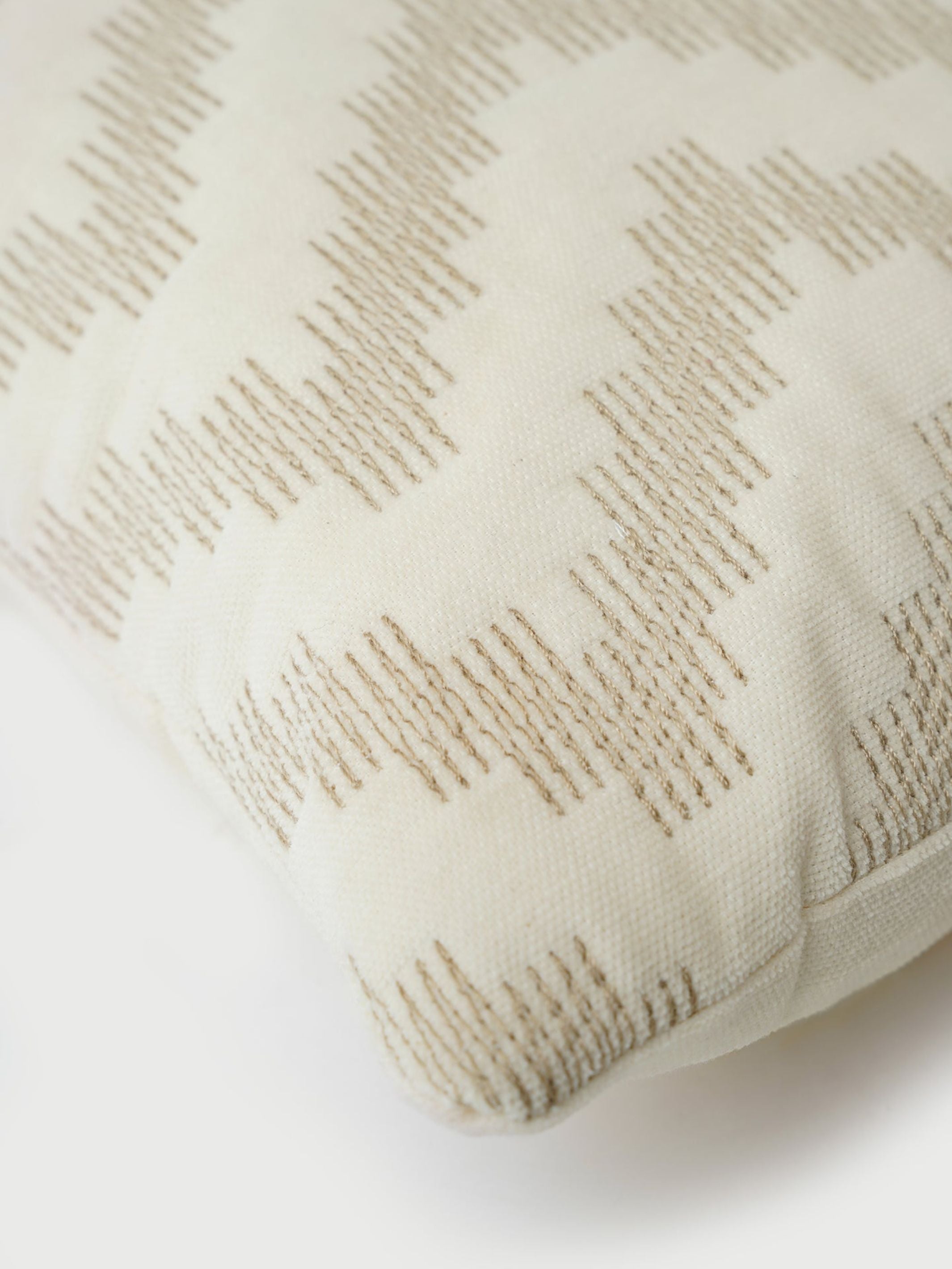 Cushion Cover - Chevron Brown Lumbar