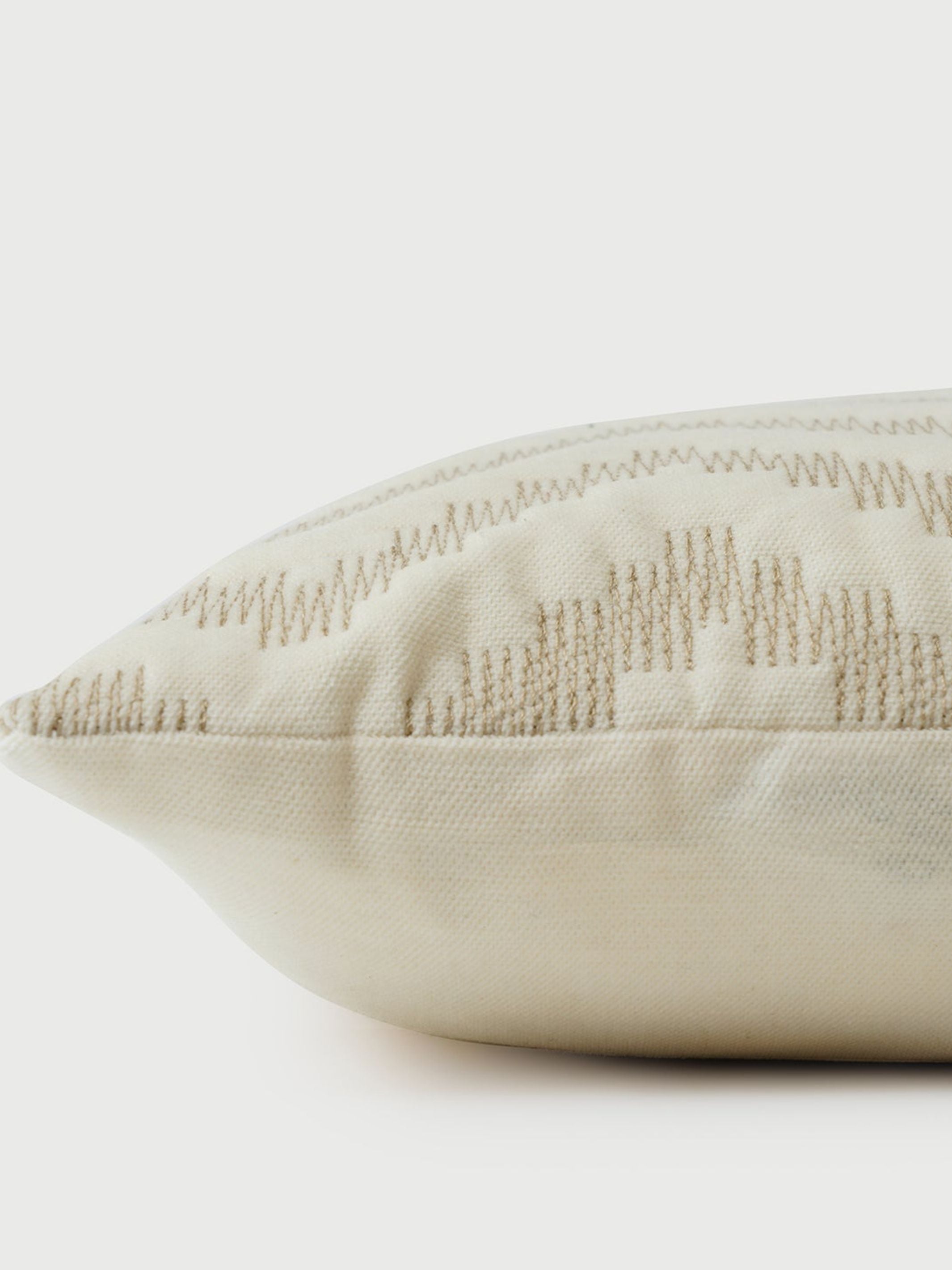 Cushion Cover - Chevron Brown Lumbar