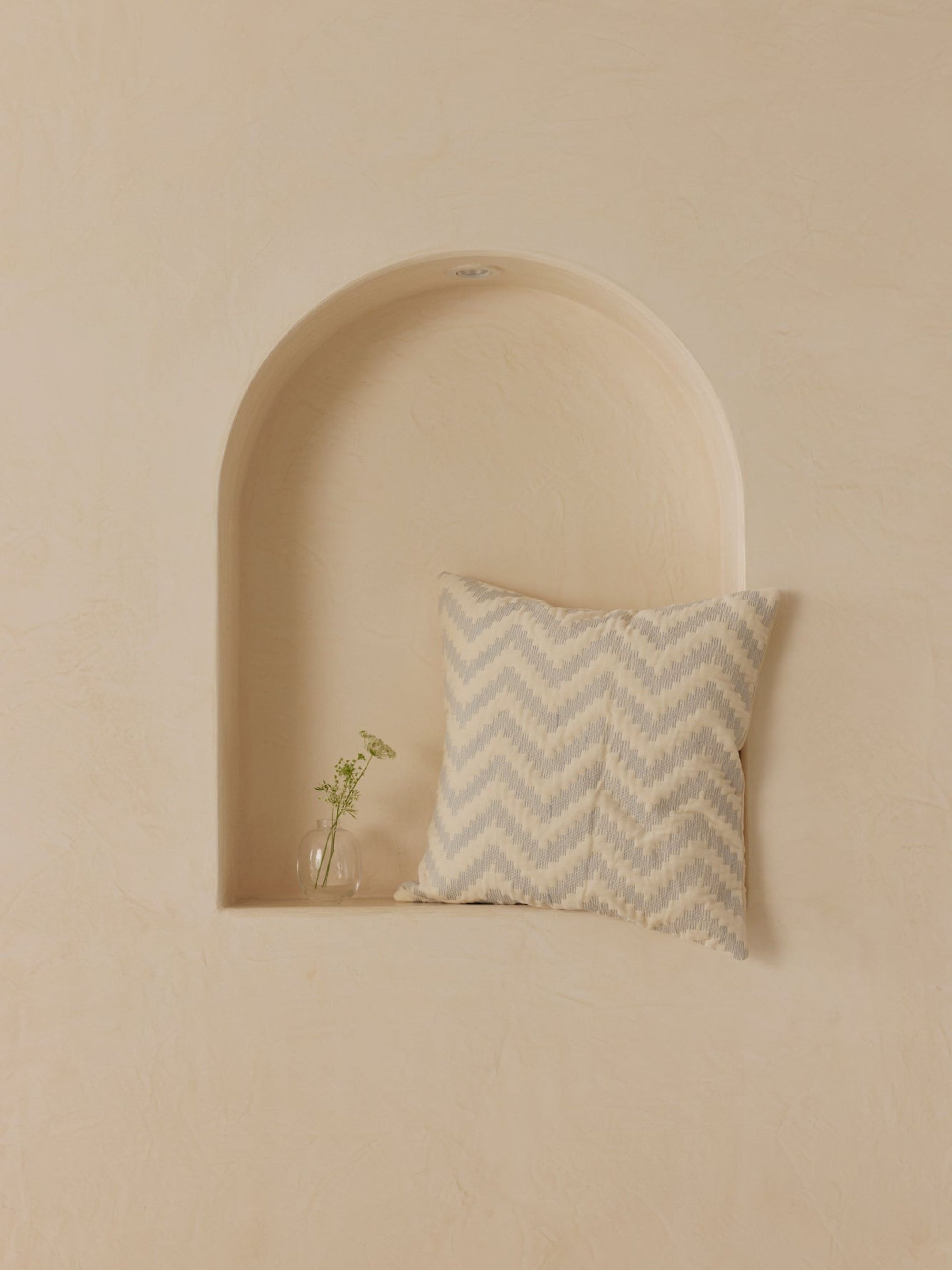Cushion Cover - Chevron Green