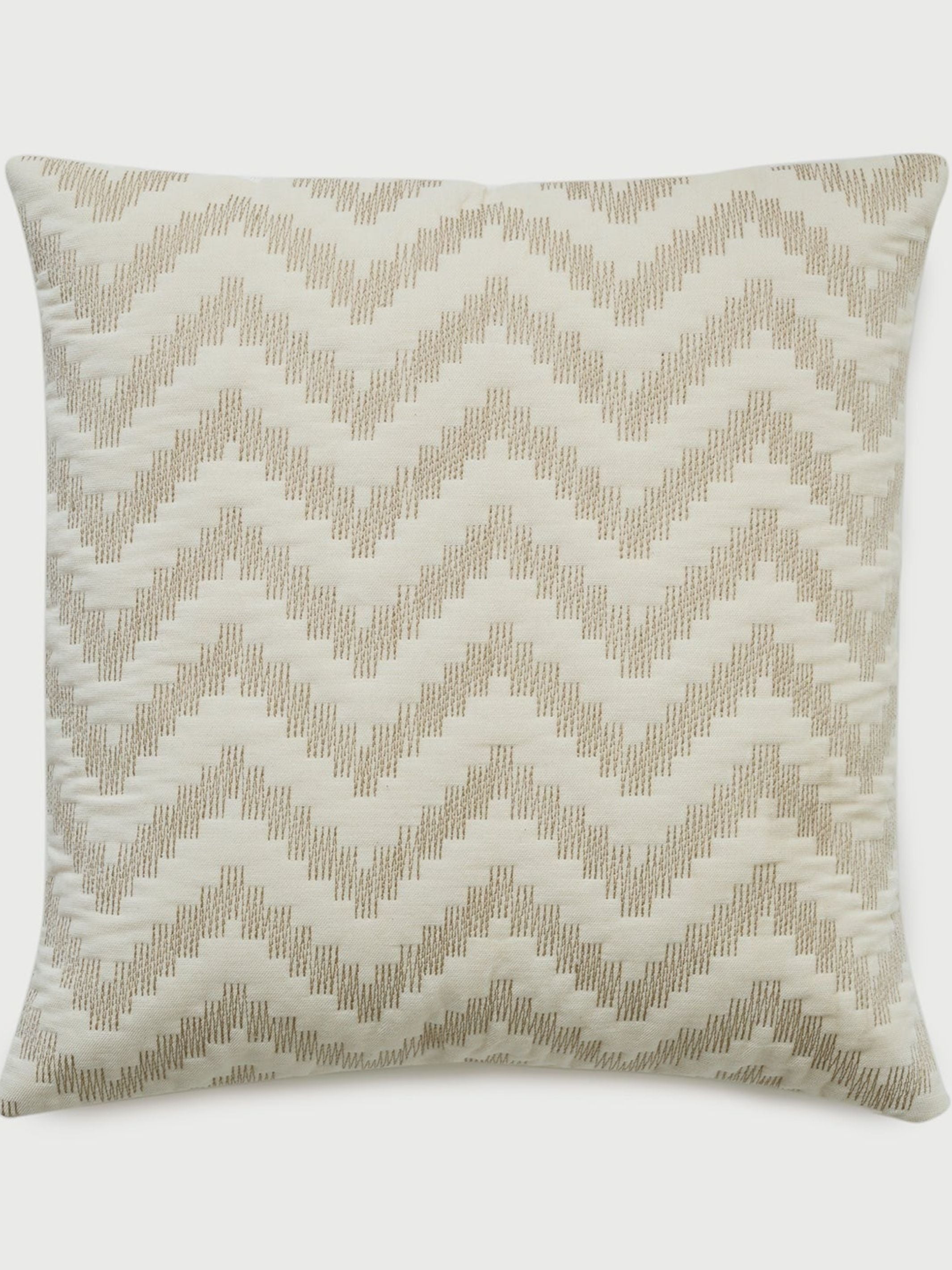 Cushion Cover - Chevron Brown