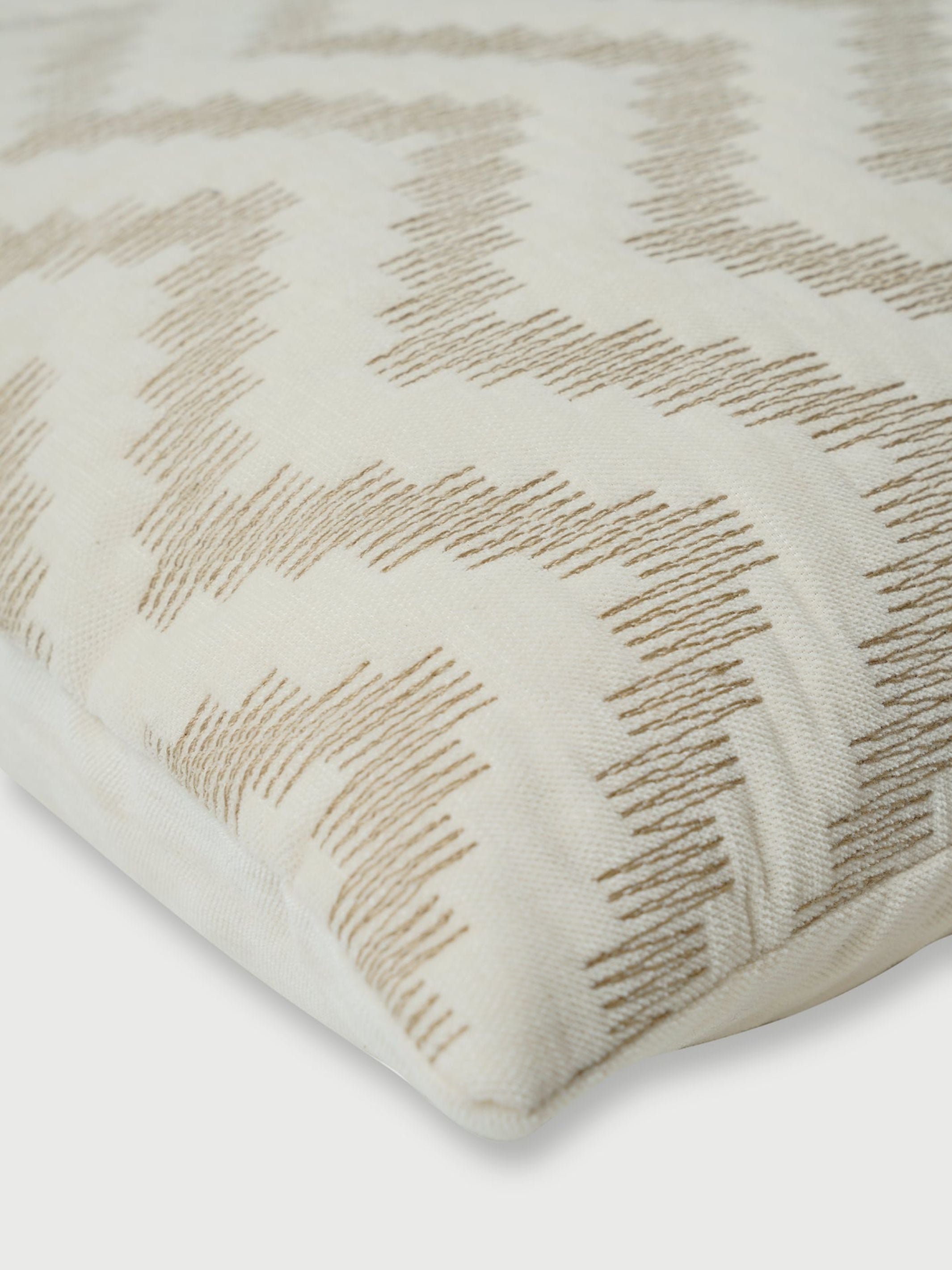 Cushion Cover - Chevron Brown