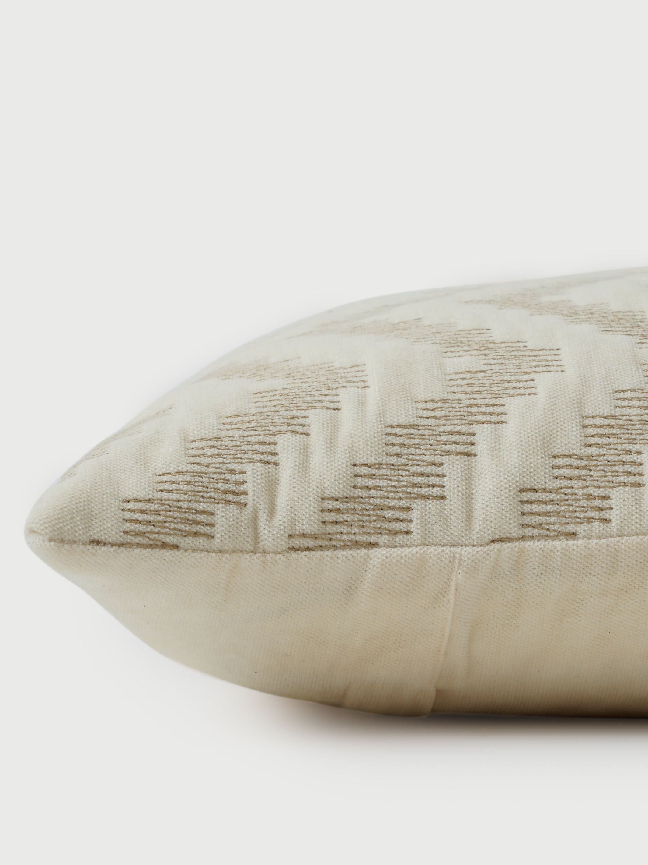 Cushion Cover - Chevron Brown