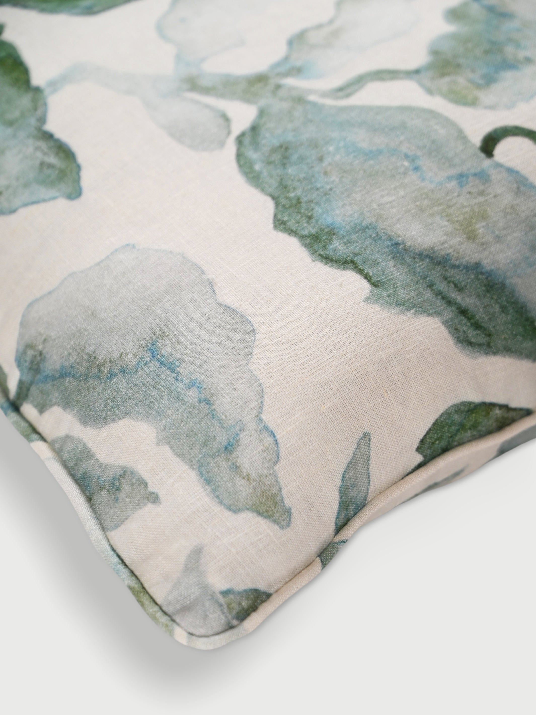 Cushion Cover - Cascade Teal Linen