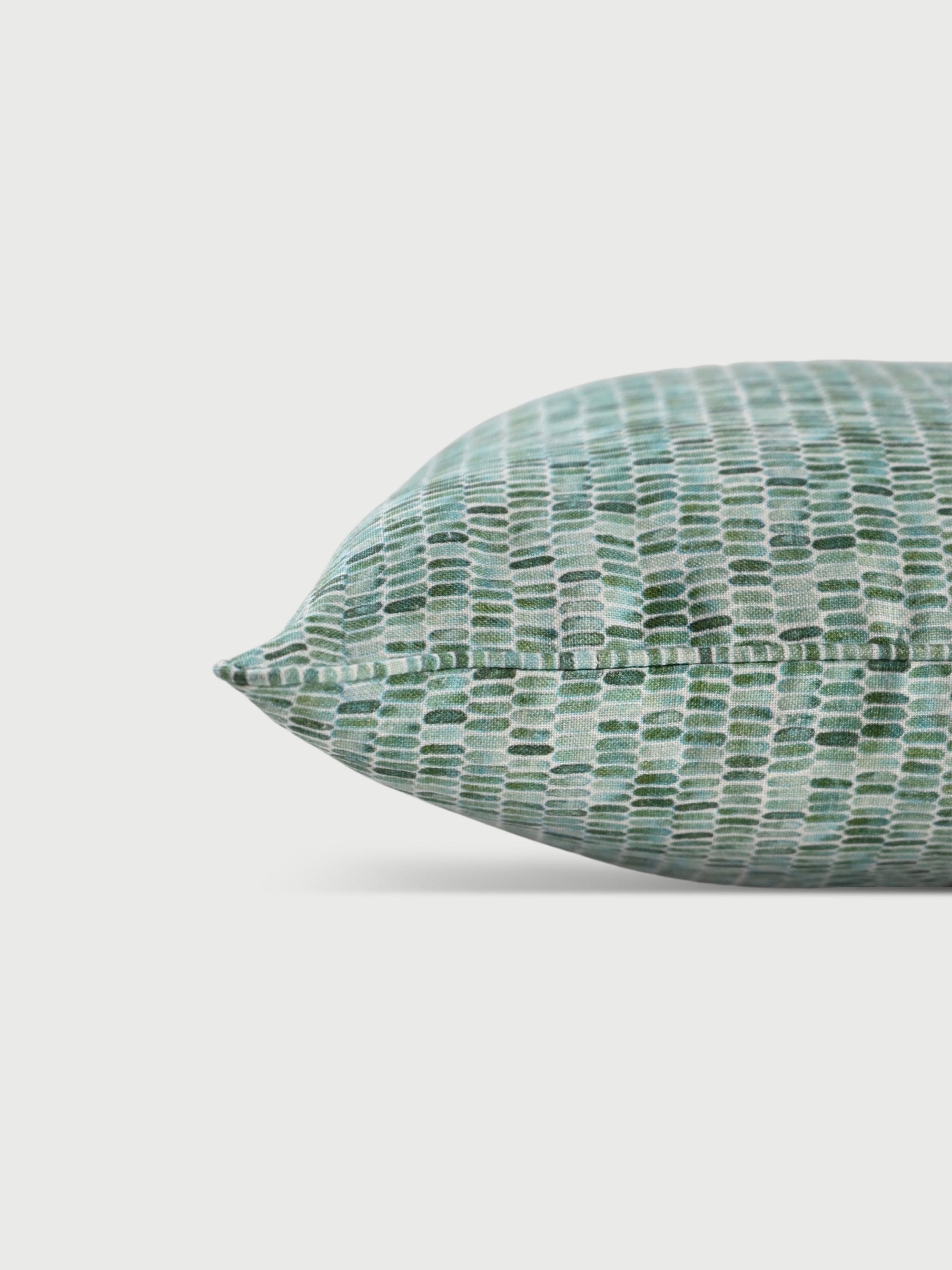 Cushion Cover - Speckle Teal Linen