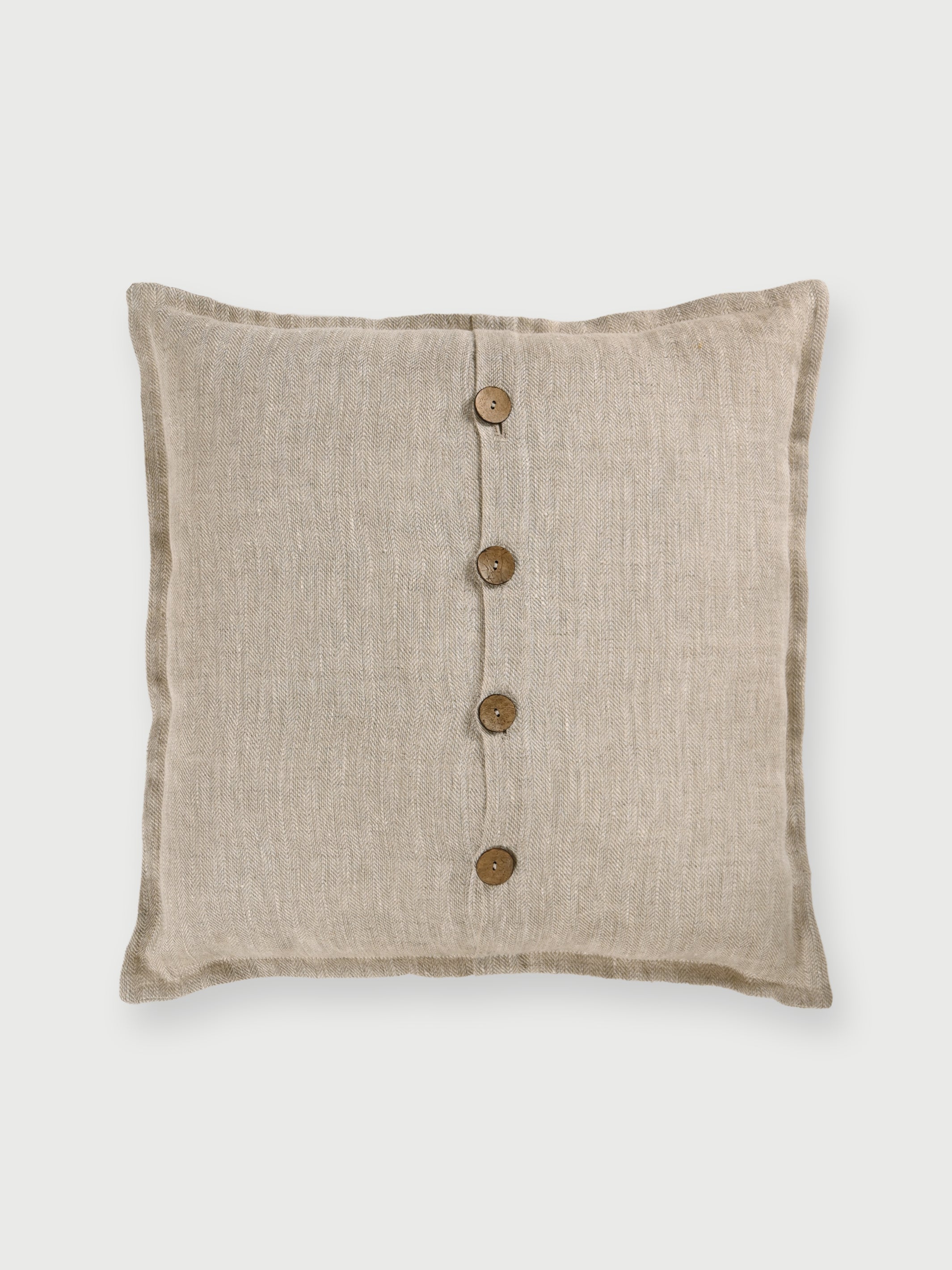 Cushion Cover - Herringbone Linen