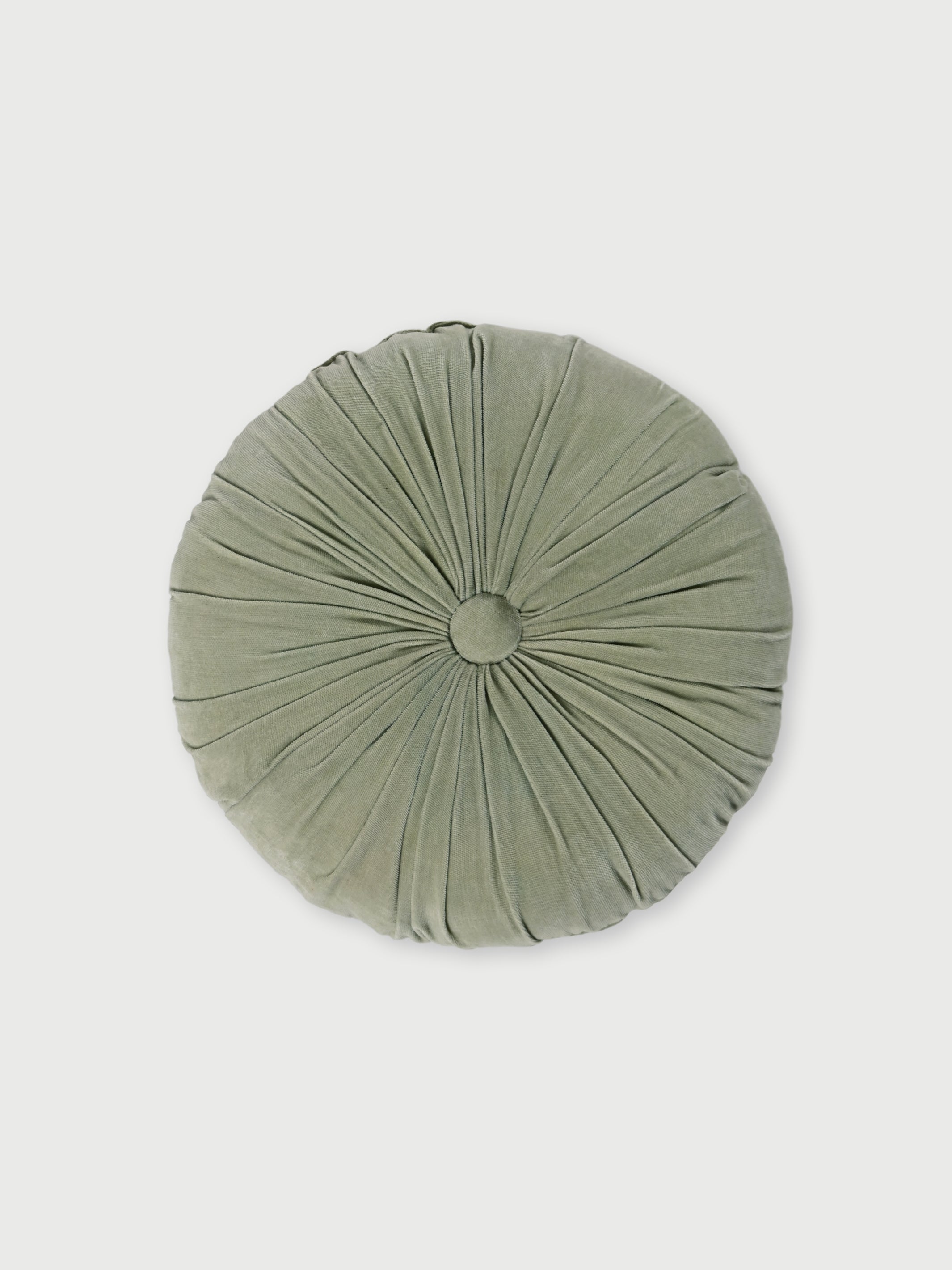 Round Cushion Cover - Cuddle Sage