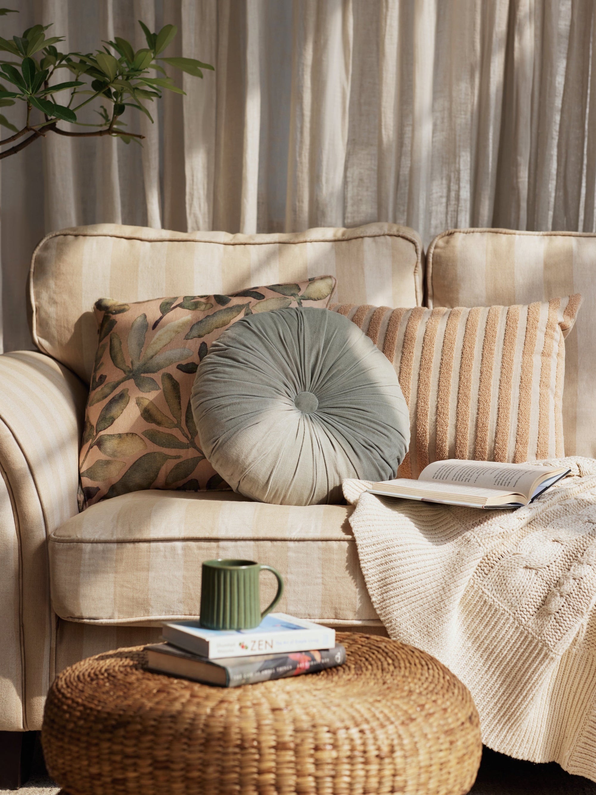 Round Cushion Cover - Cuddle