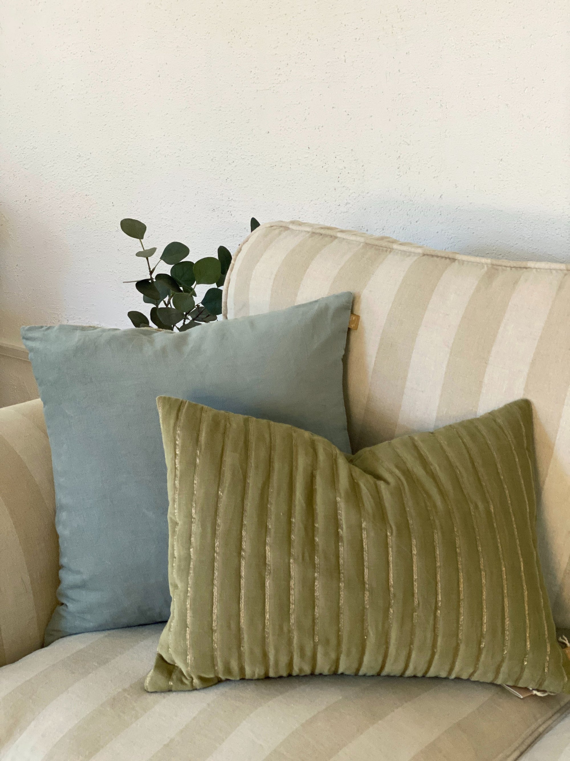 Cushion Cover - Eden Striped Oblong
