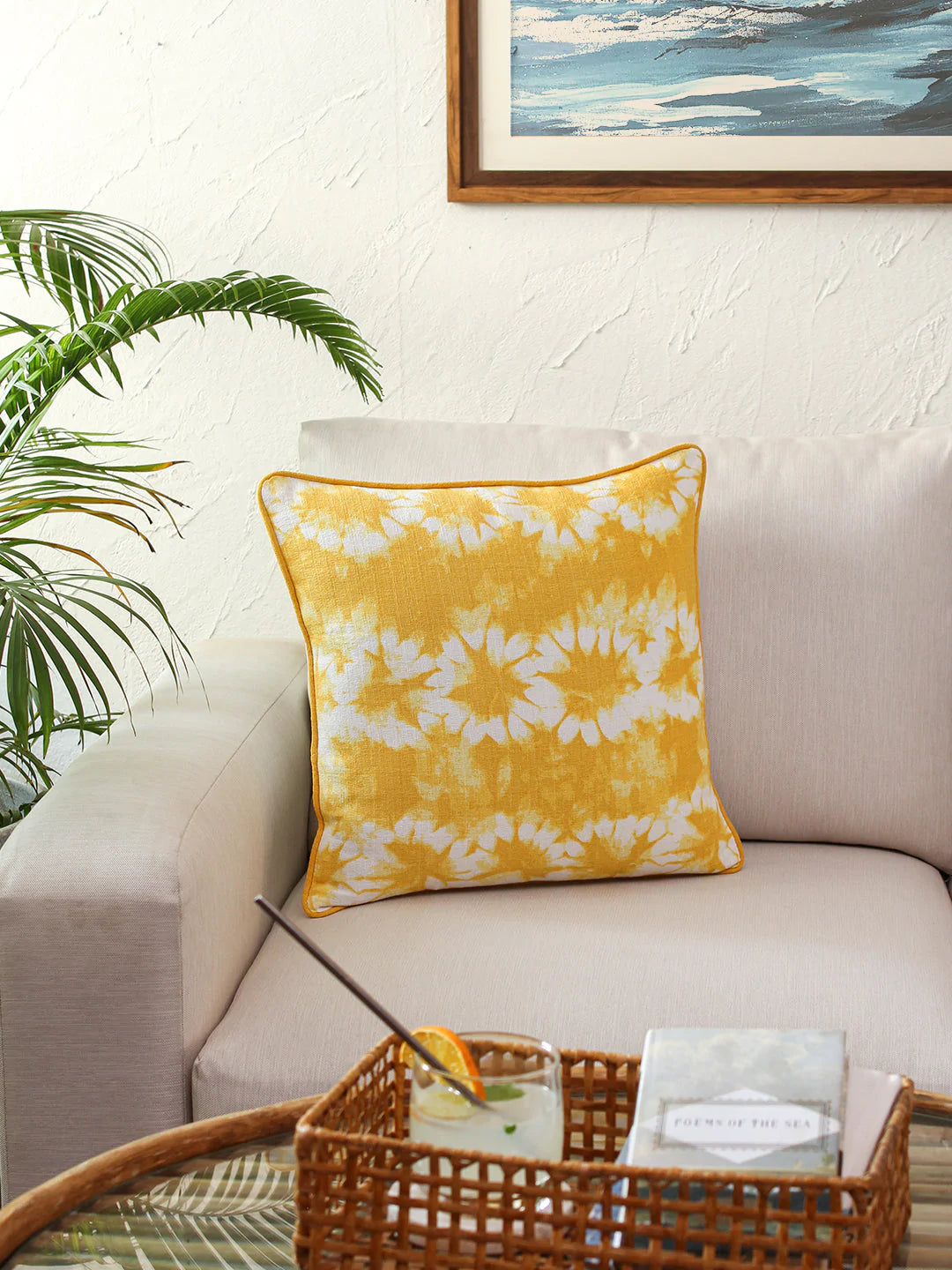 Maliku Cushion Cover (Yellow)