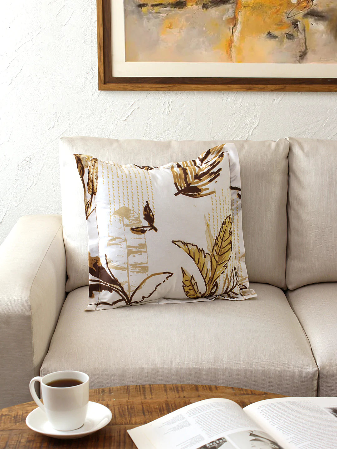 Vanam Cushion Cover (Brown)