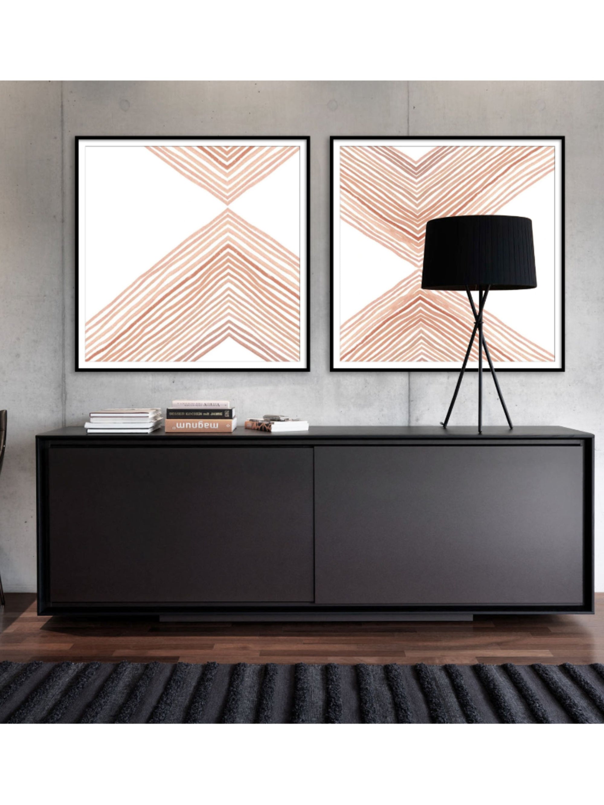 Wall Prints - Pink Apogee II