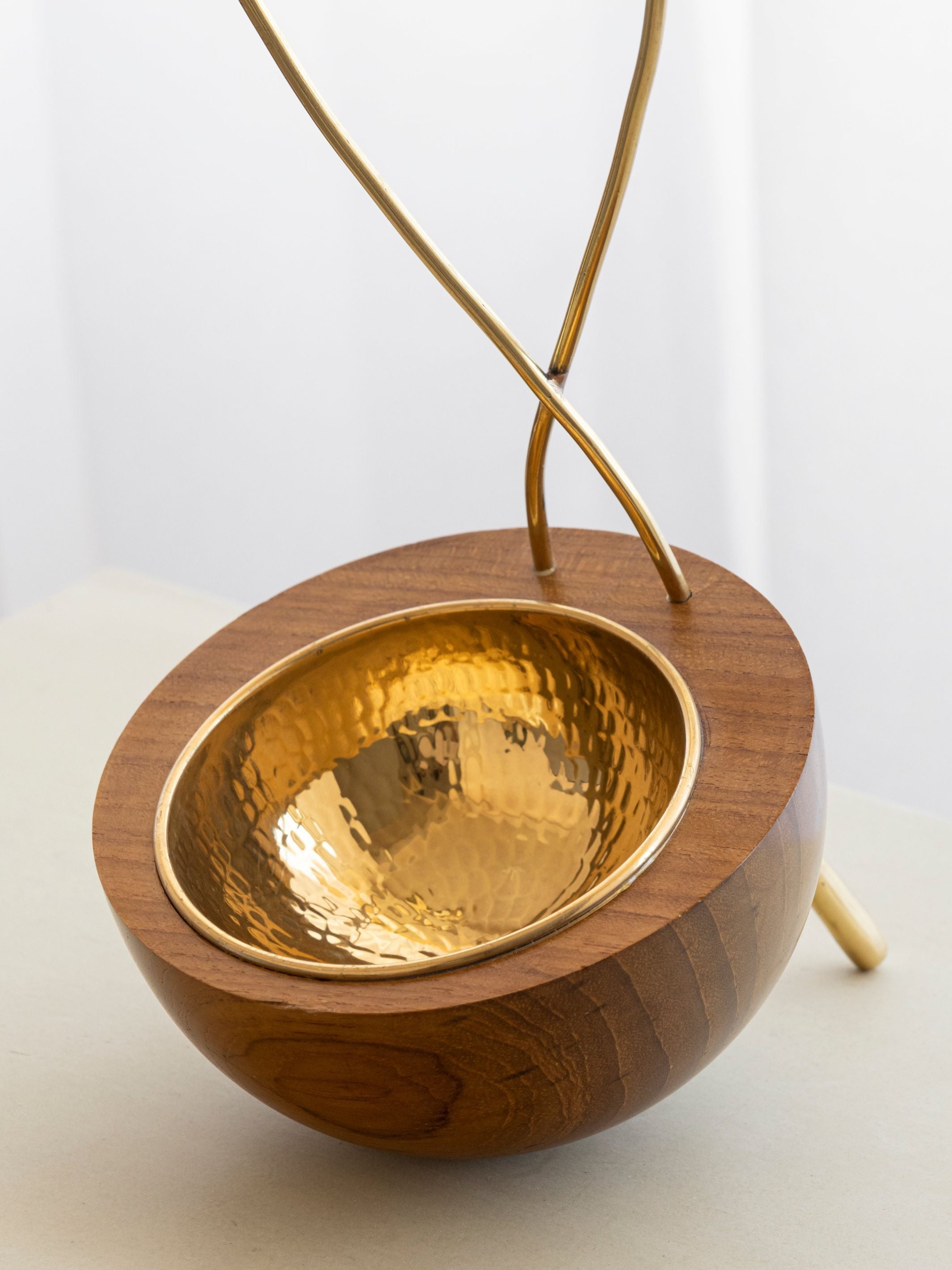 Brass Bowl - Calla Lily