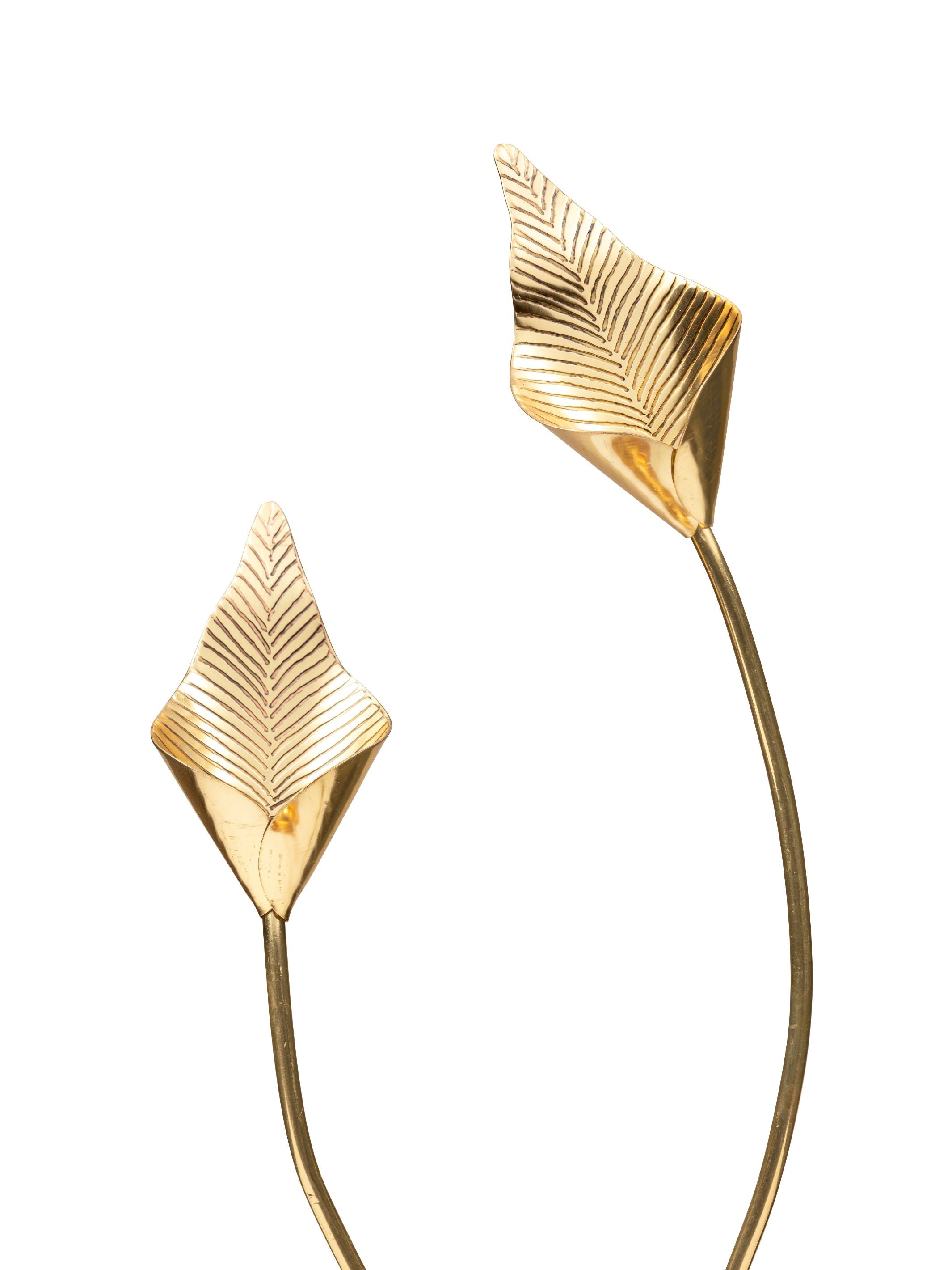 Brass Bowl - Calla Lily