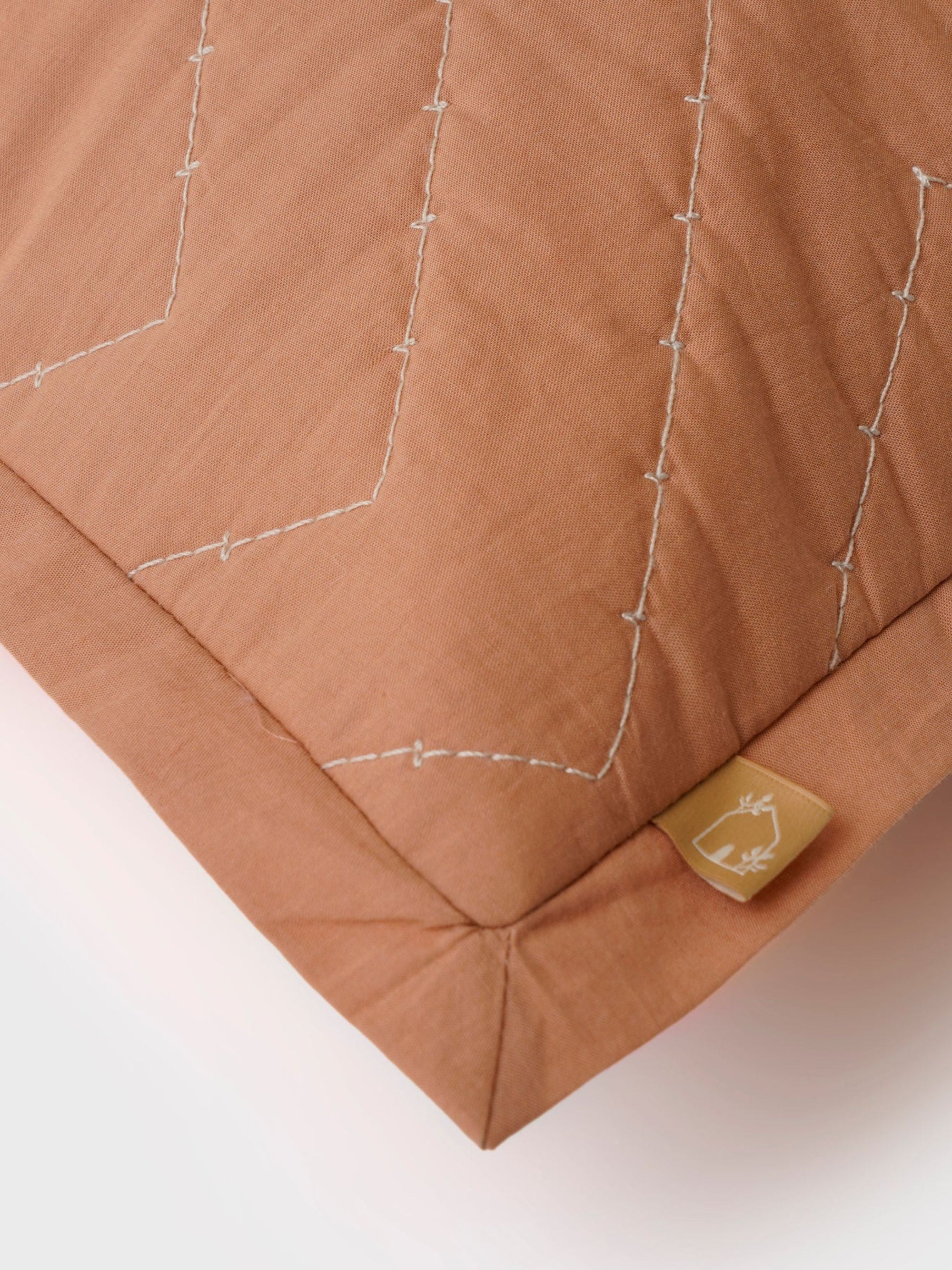 Quilted Bedding Set - Chevron Blush