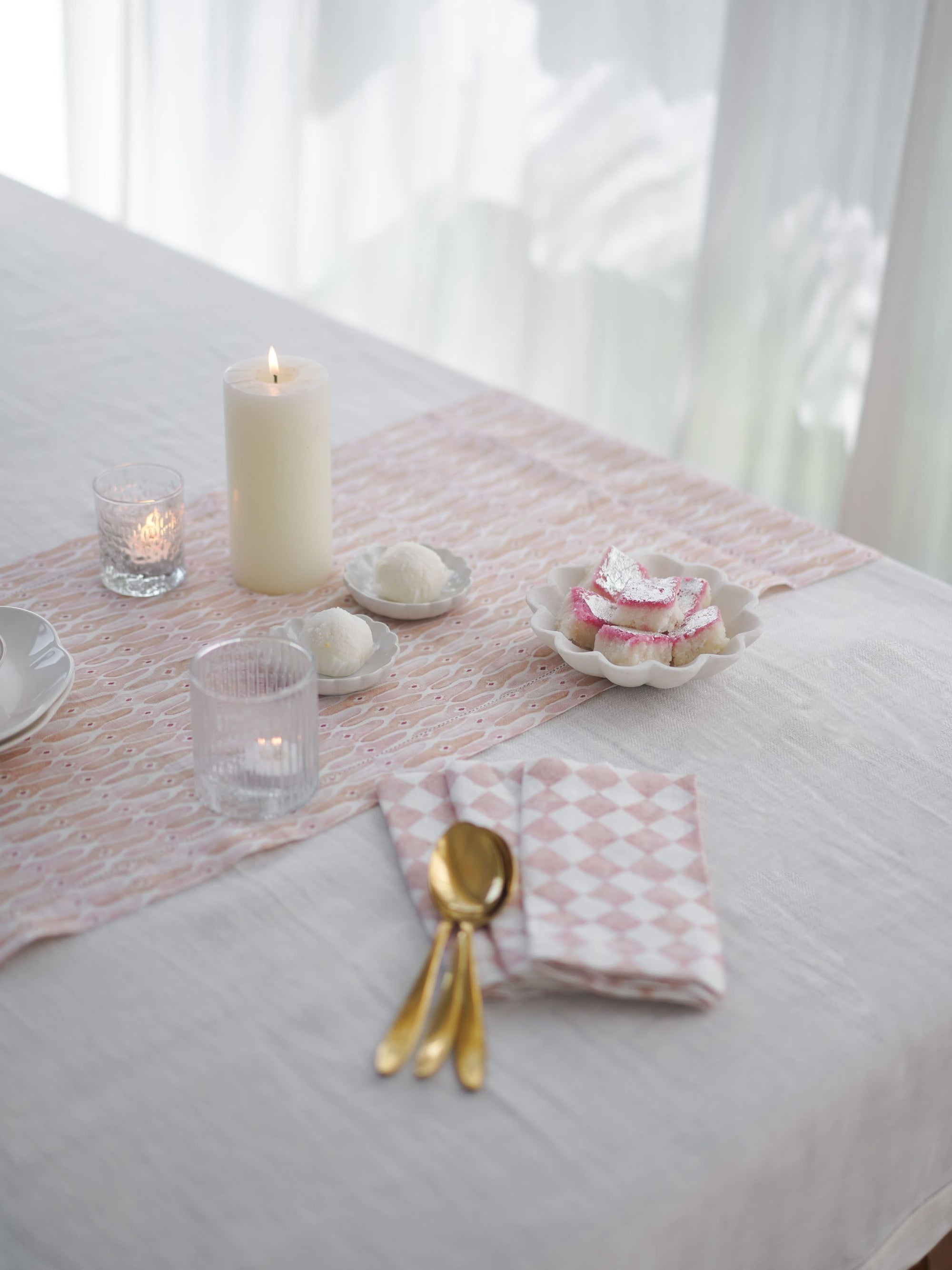 Table Runner - Mosaic Blush