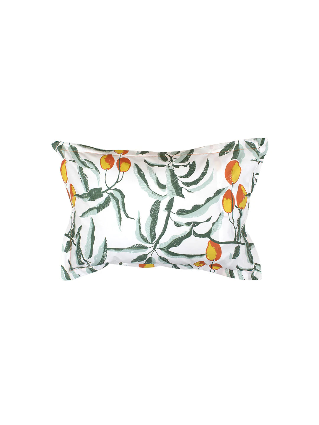 Amra Rust Fitted Bedsheet With Pillow Cover