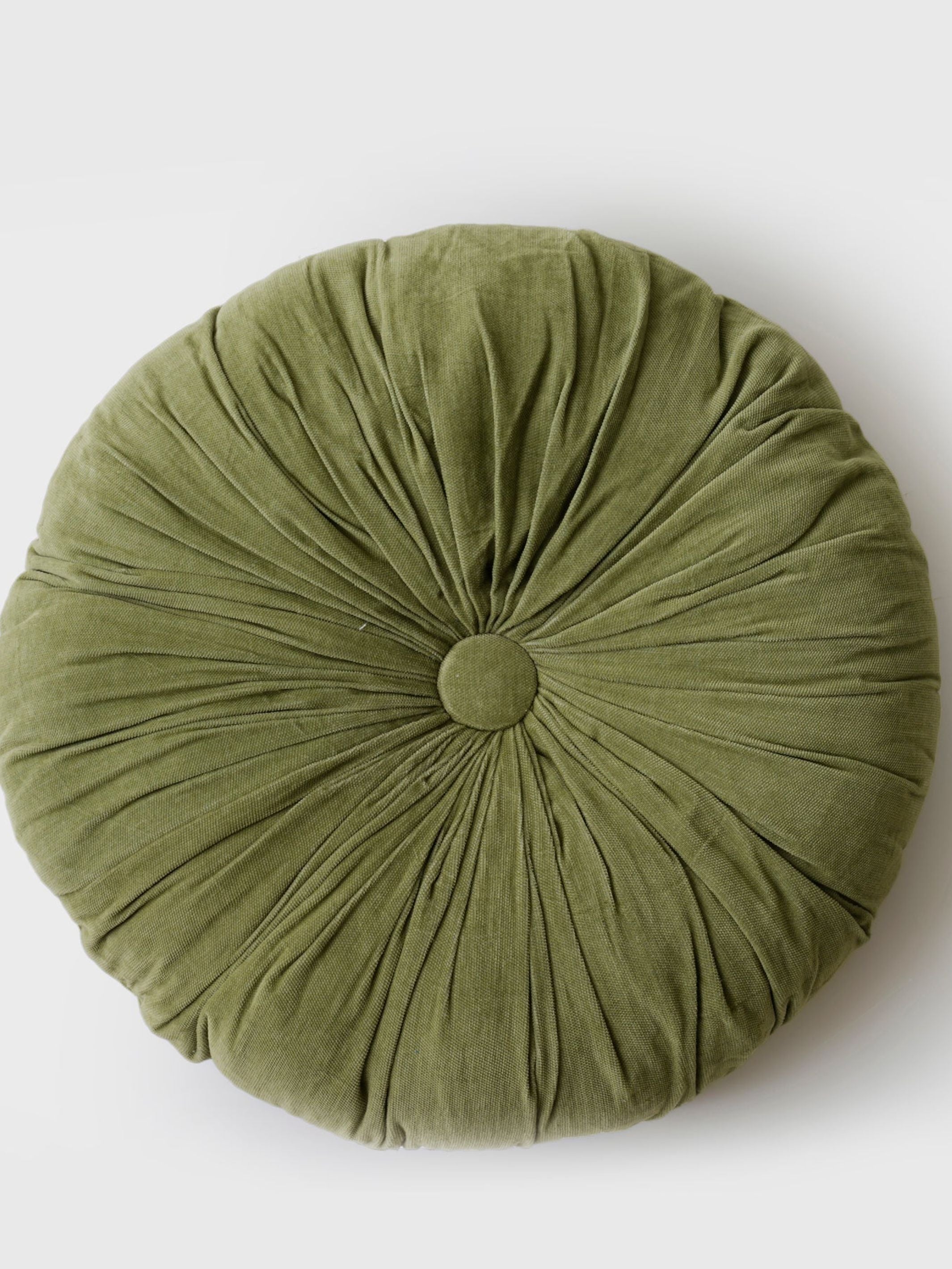 Round Cushion Cover - Cuddle Fern