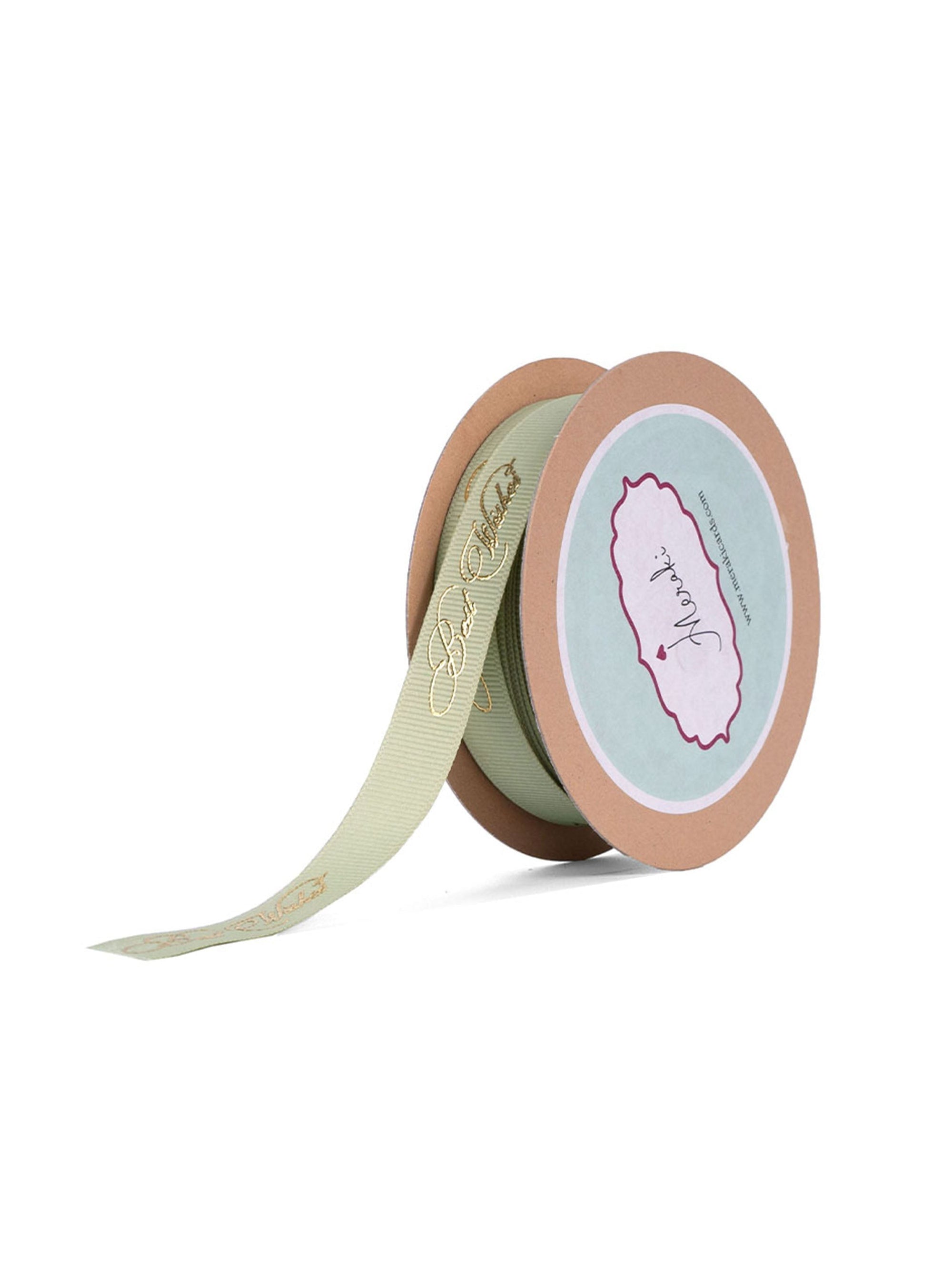 Best Wishes Gold Foiled Ribbon