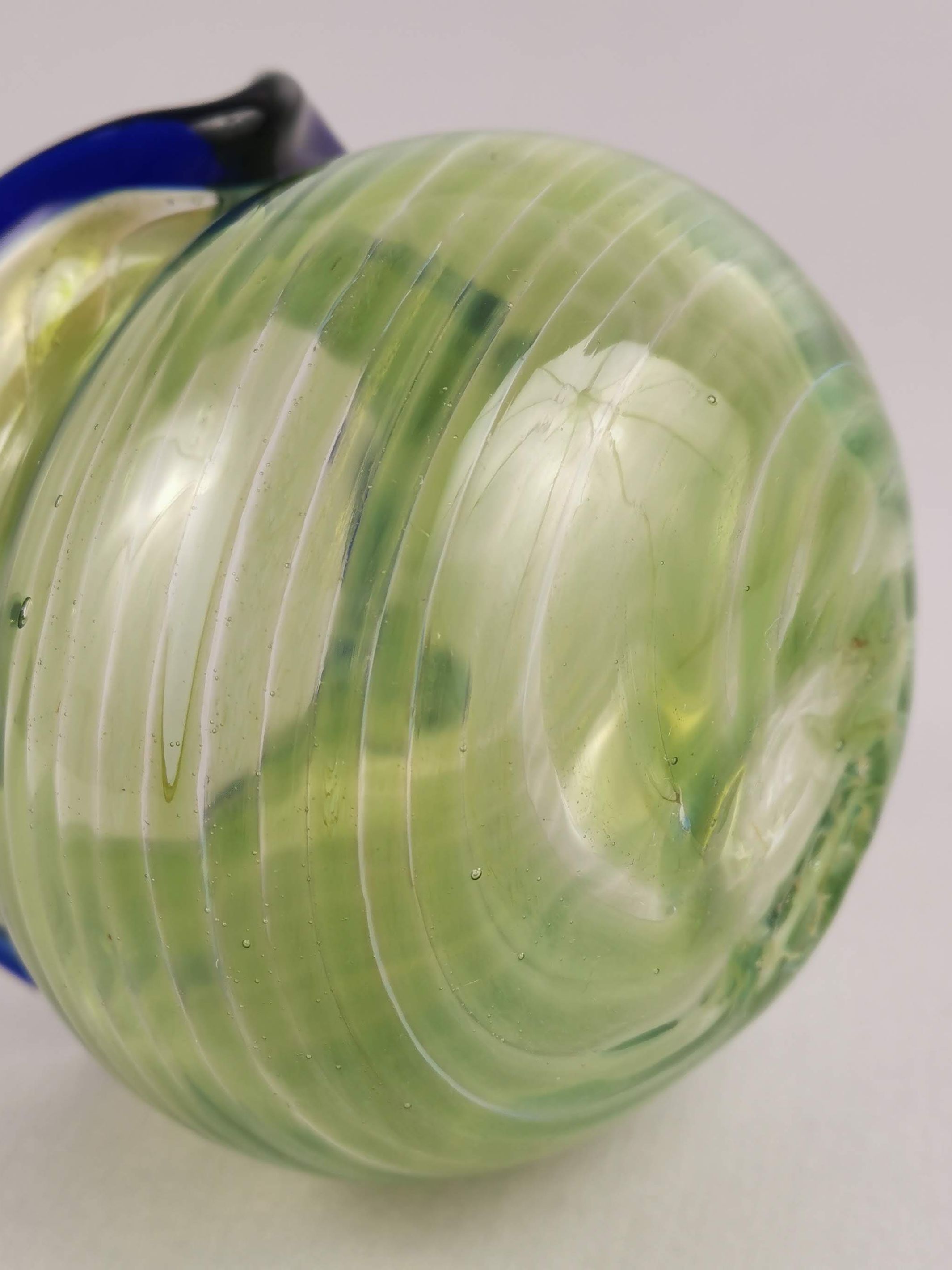 Art Glass Bowl /Vase Jade Dream