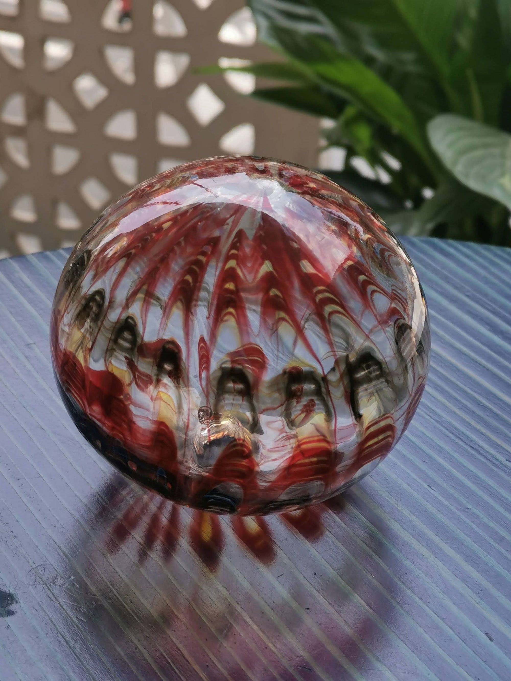 Art Glass Hand Blown Sphere