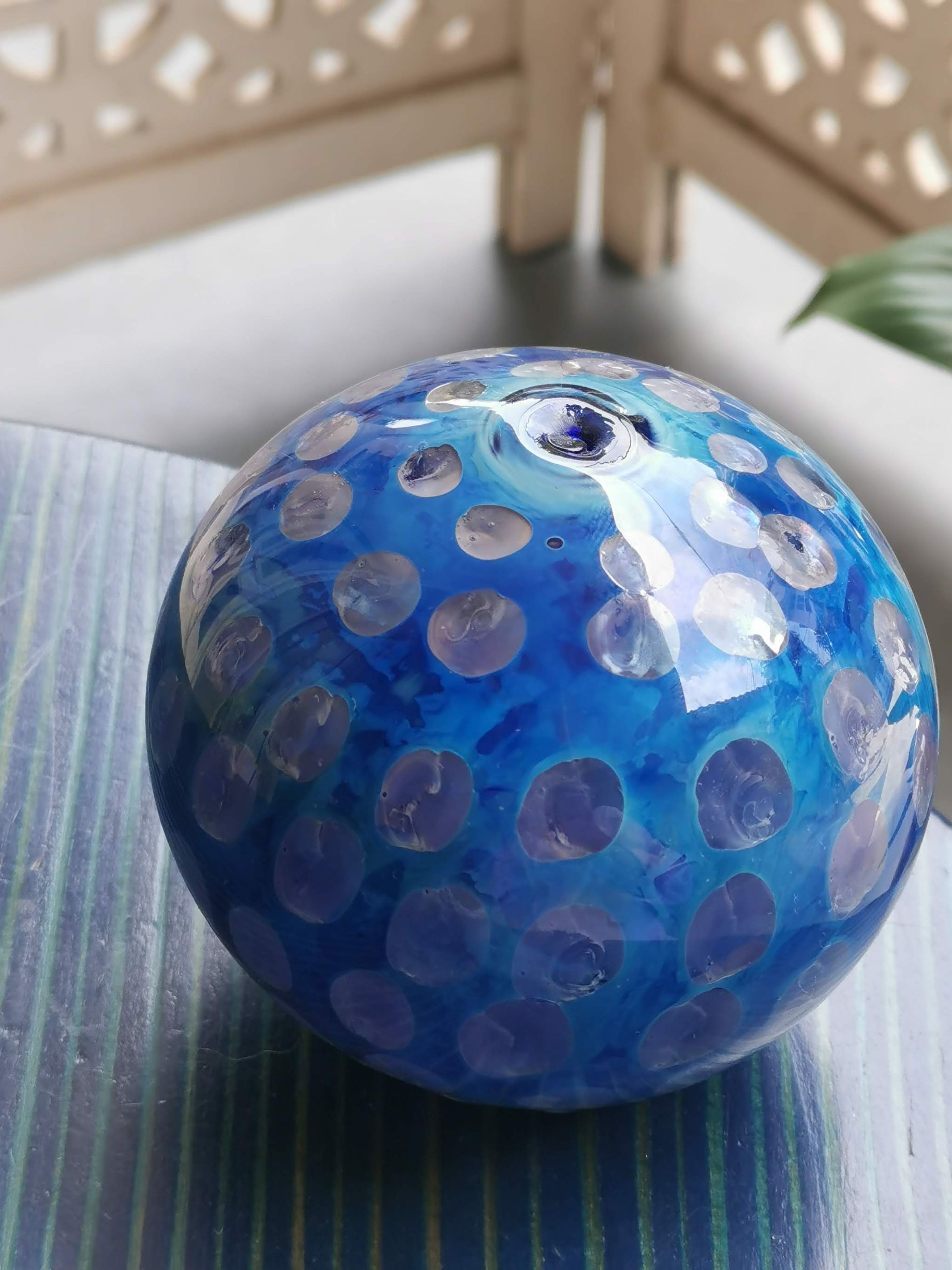 Art Glass Hand Blown Sphere