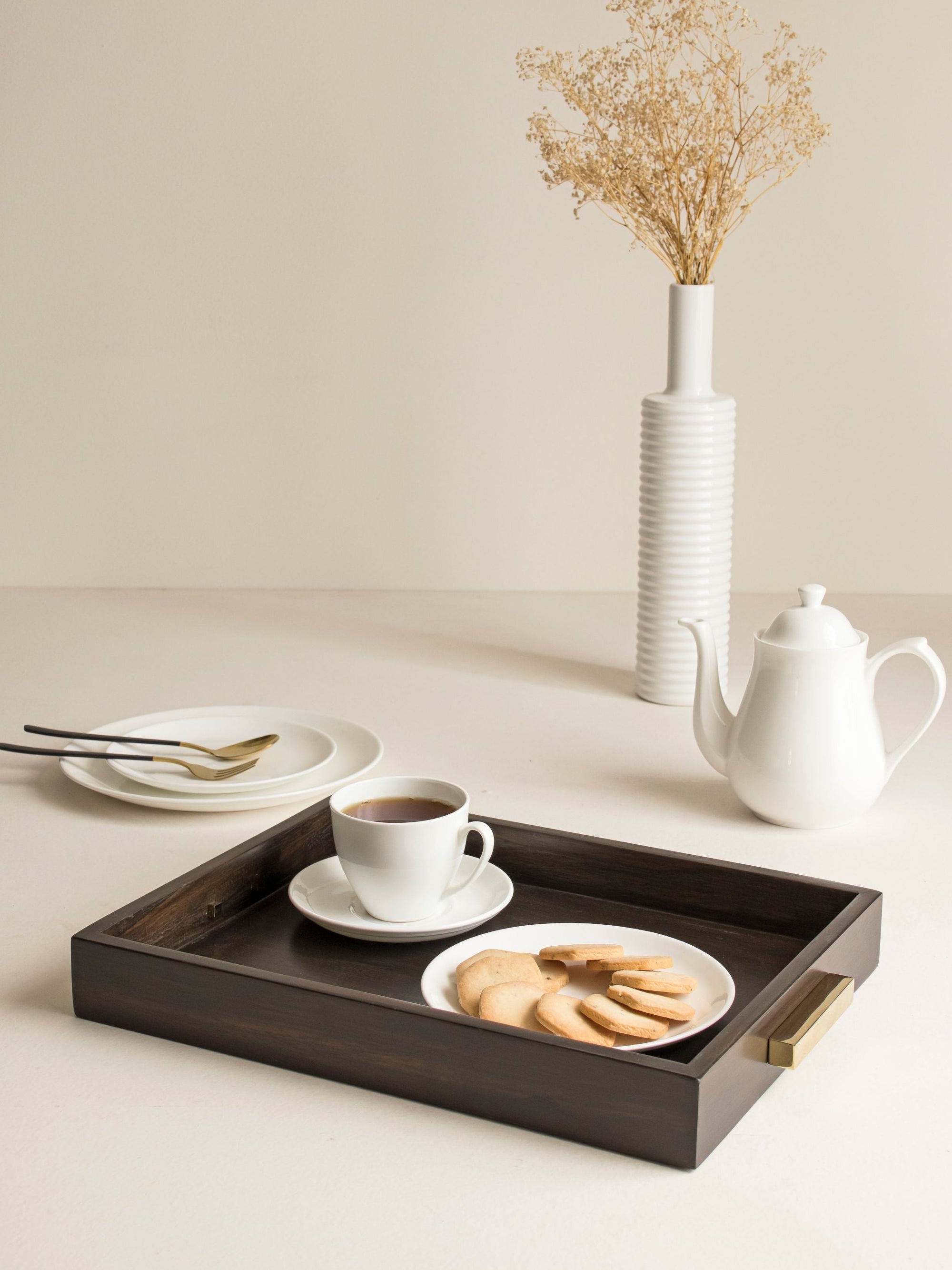 Wooden Ublong Tray