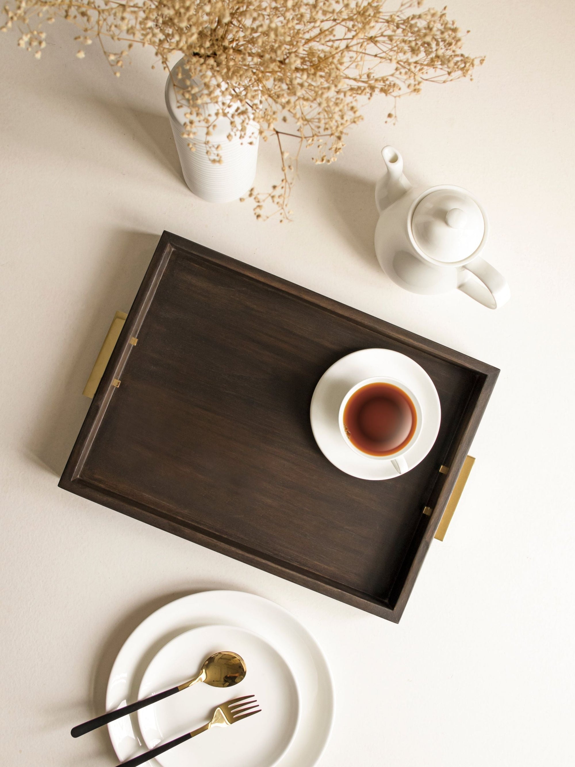 Wooden Ublong Tray