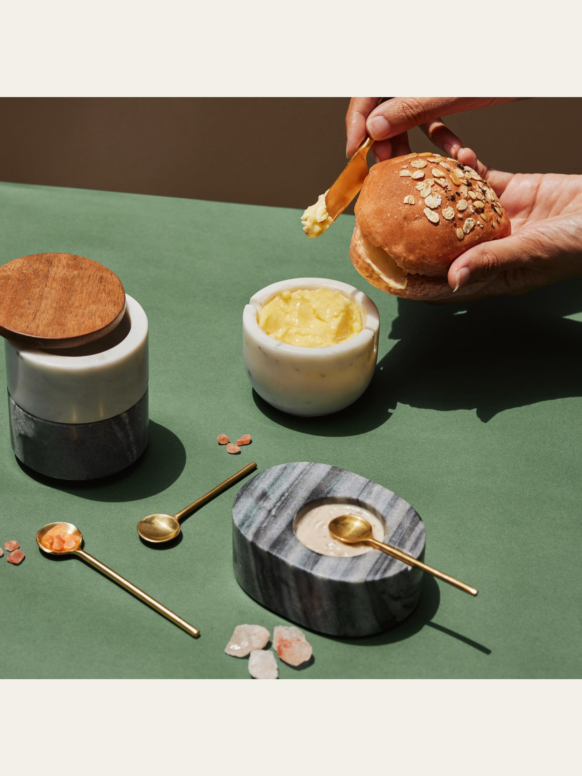 Marble Butter Dish