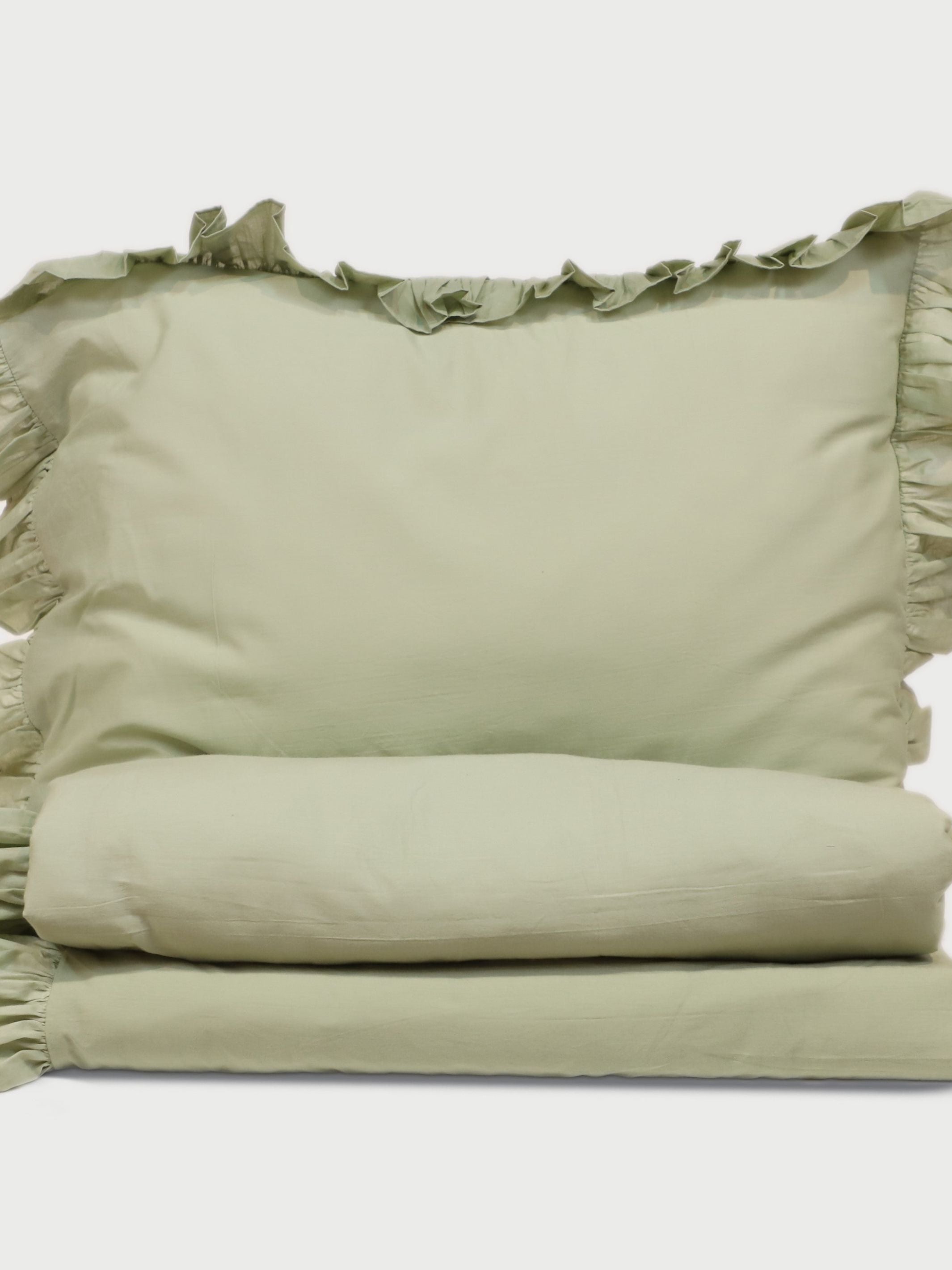 Duvet Cover - Ruffle Sage