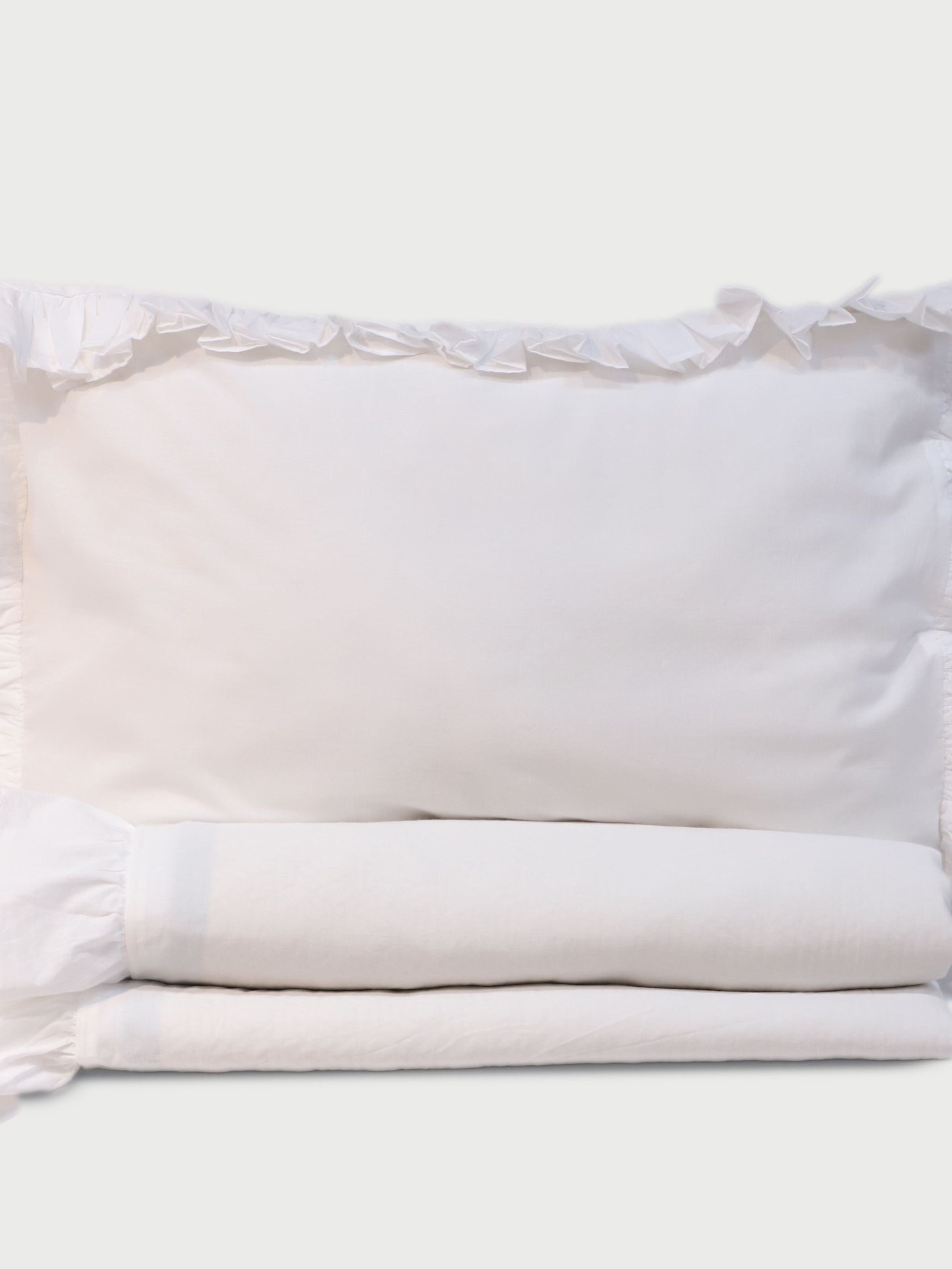 Duvet Cover - Ruffle Ivory