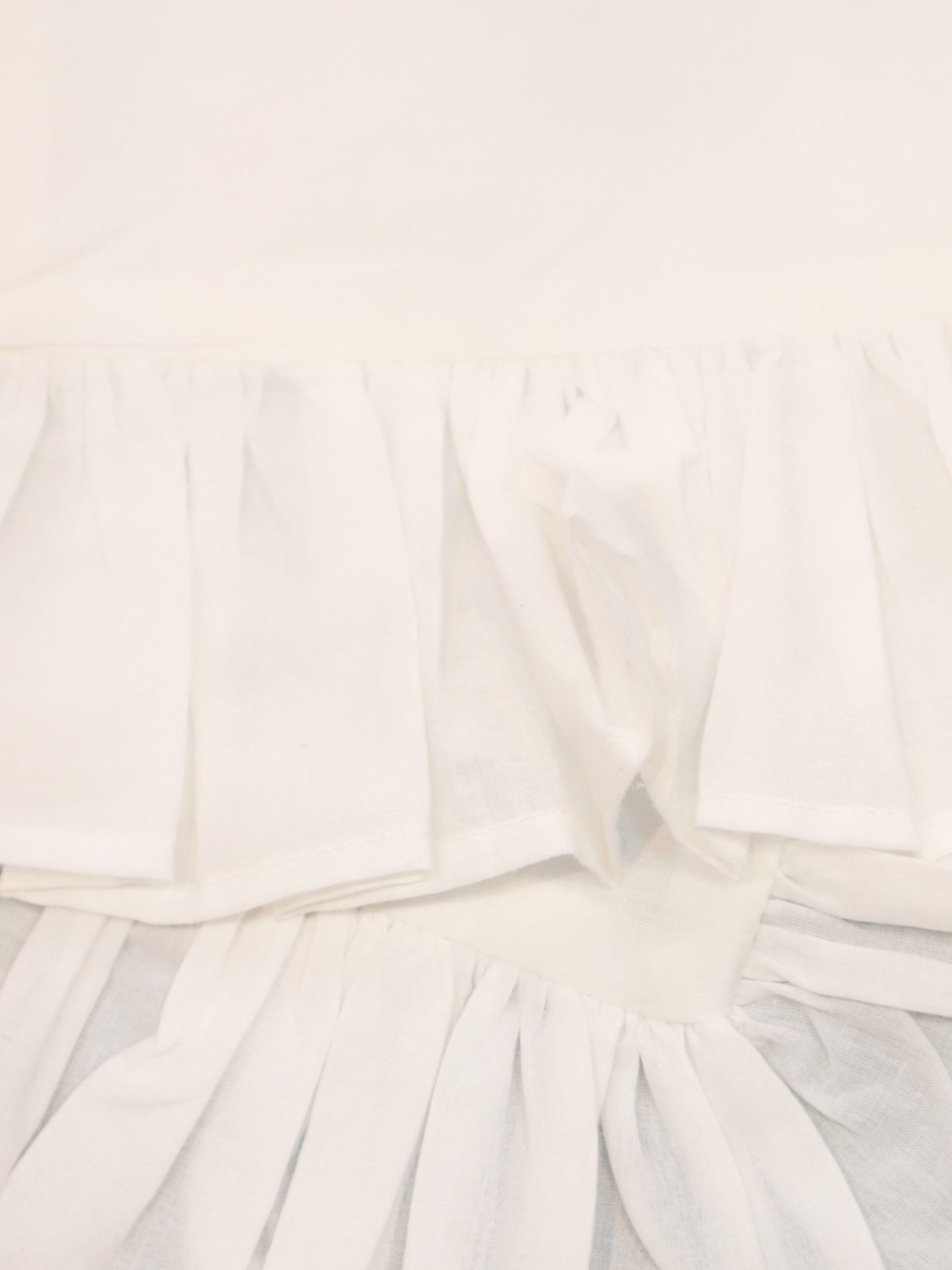 Duvet Cover - Ruffle Ivory