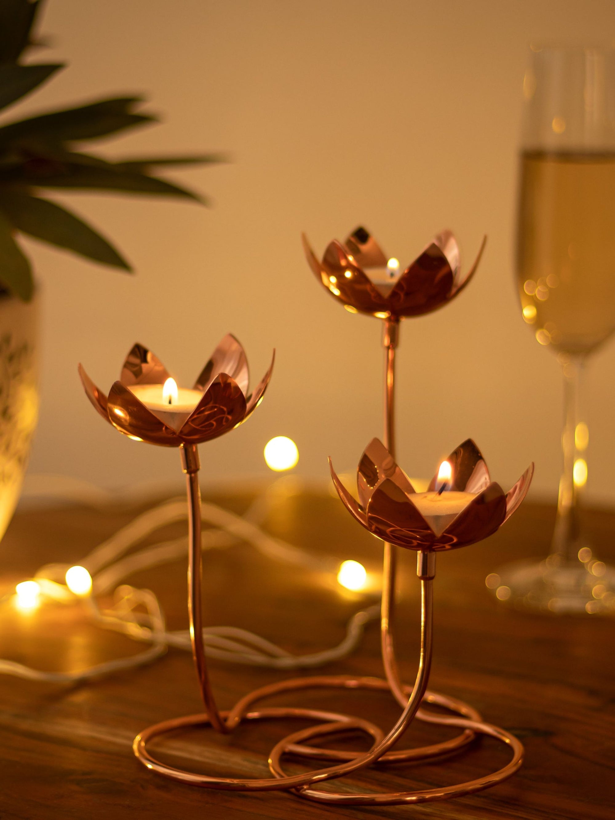 Lotus Cluster - Brass