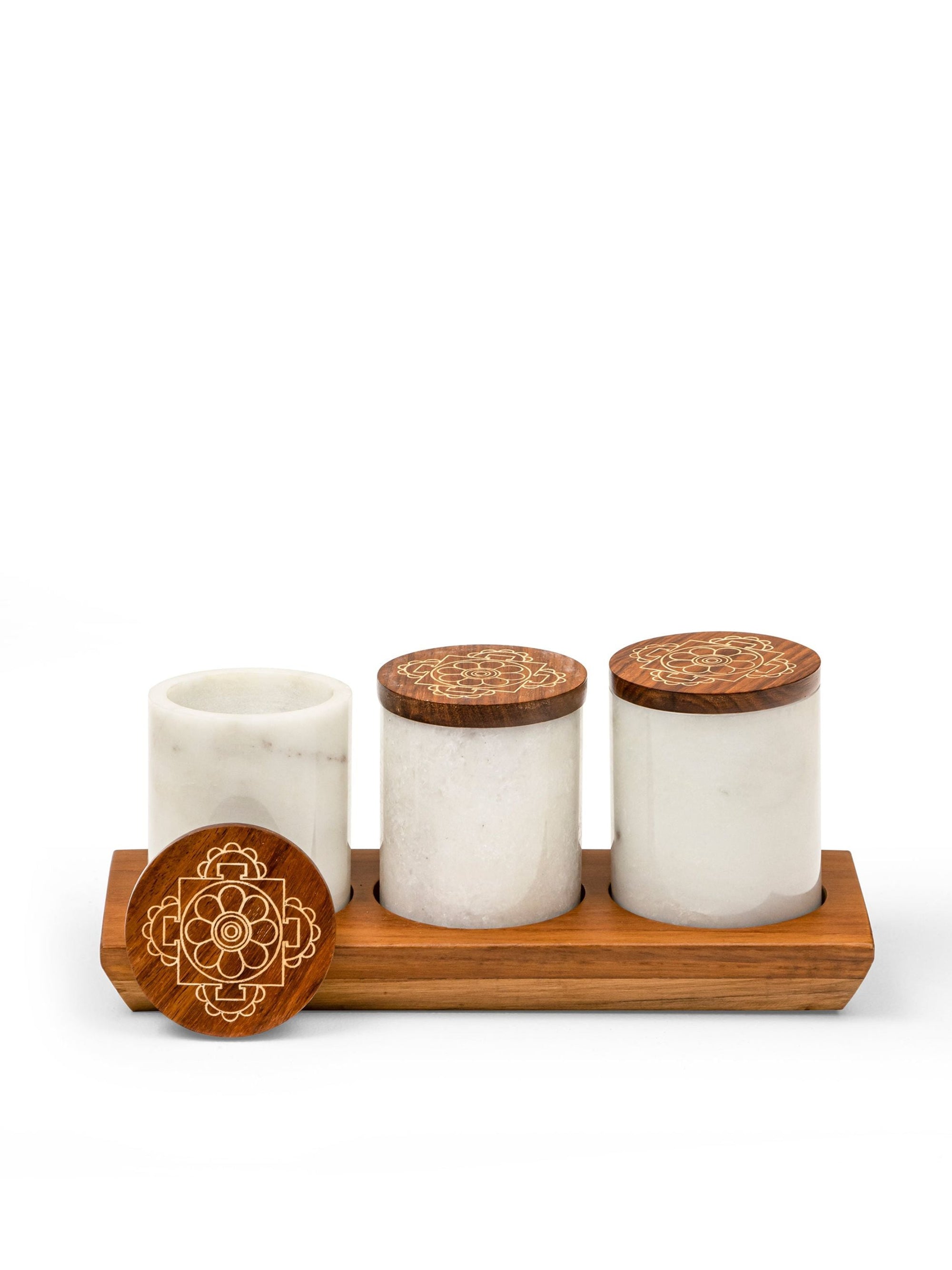 Marble Servers - Mandala Condiment