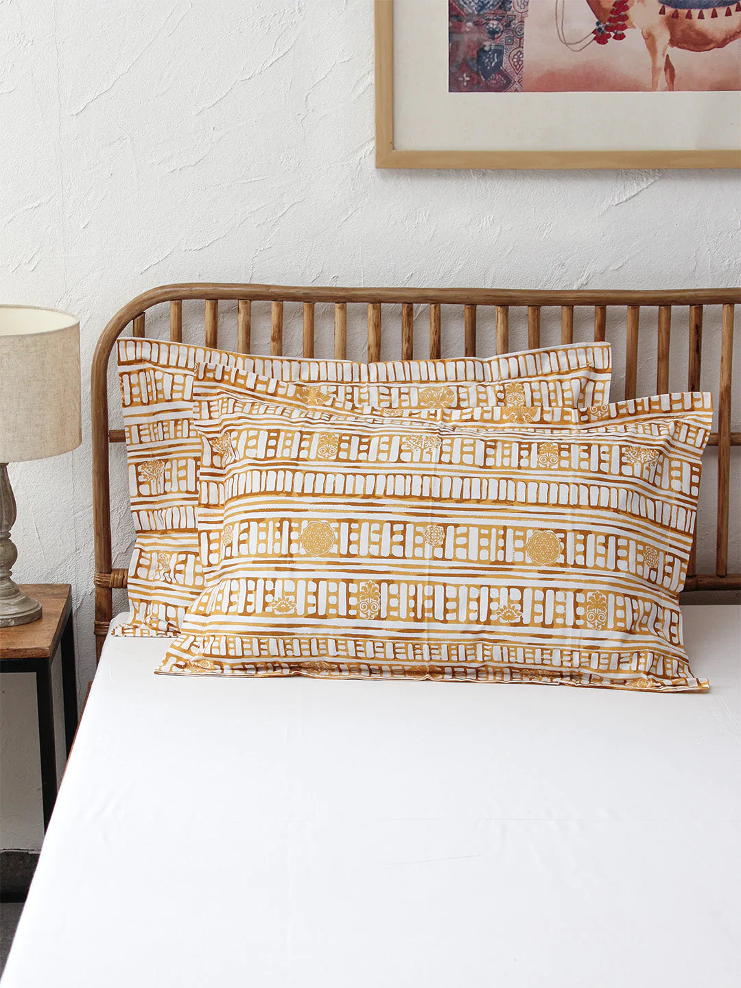 Sanchi Yellow Pillow Cover
