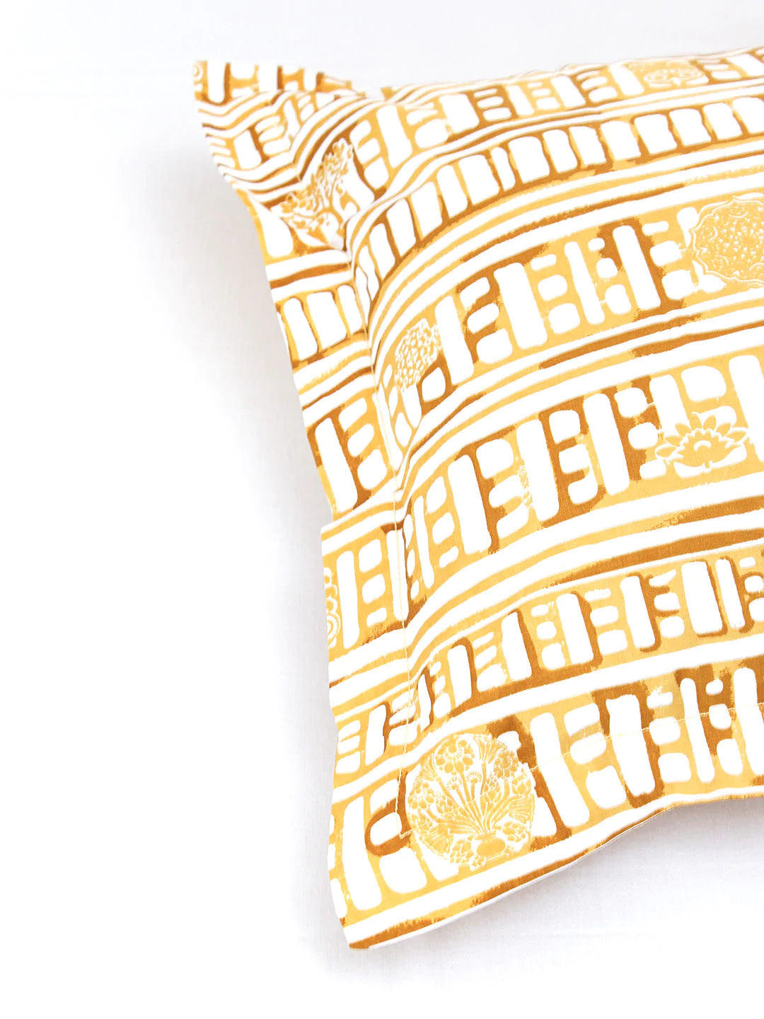 Sanchi Yellow Pillow Cover