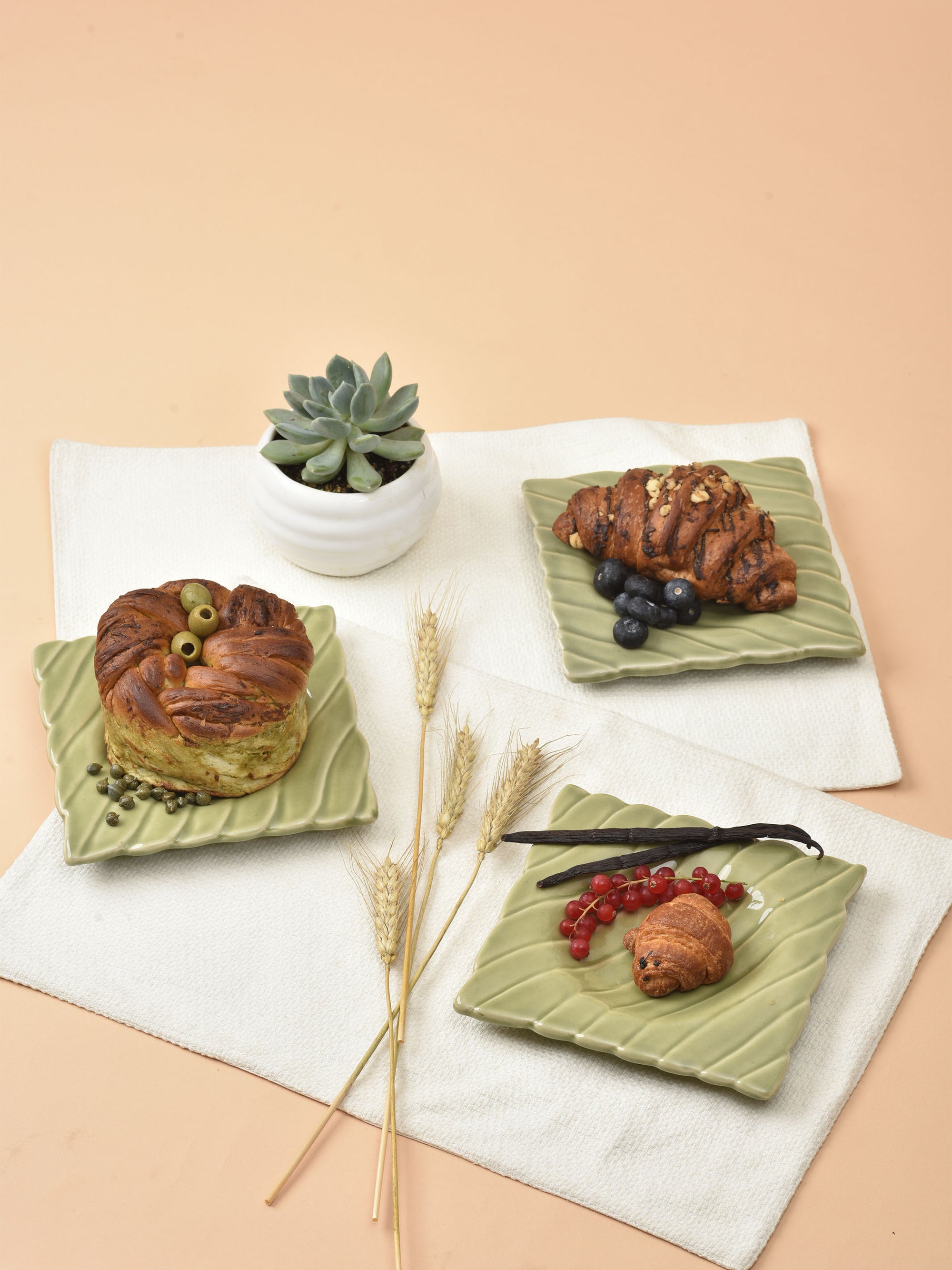 Sage Green Ceramic Plate