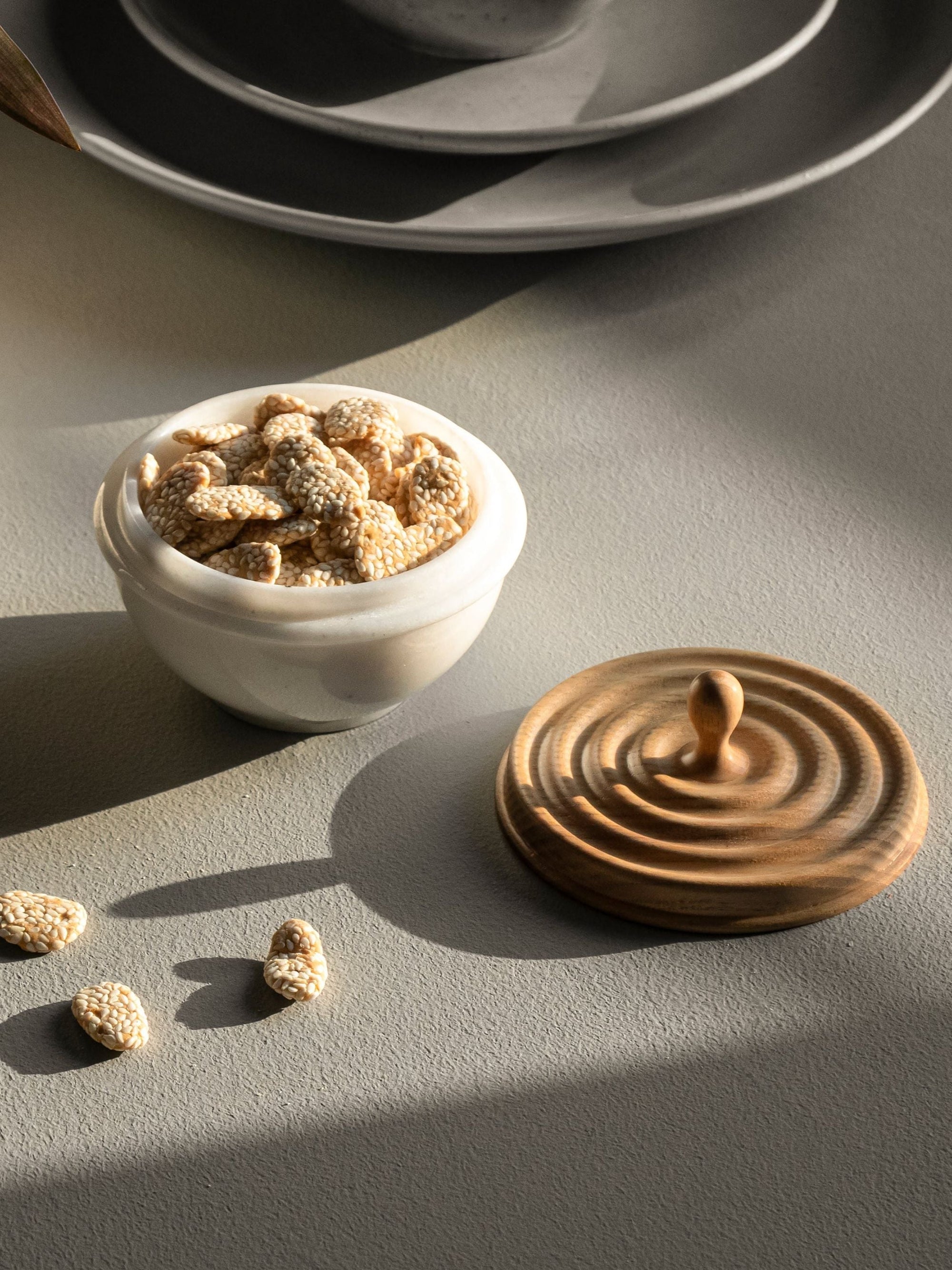 Marble Ripple Container