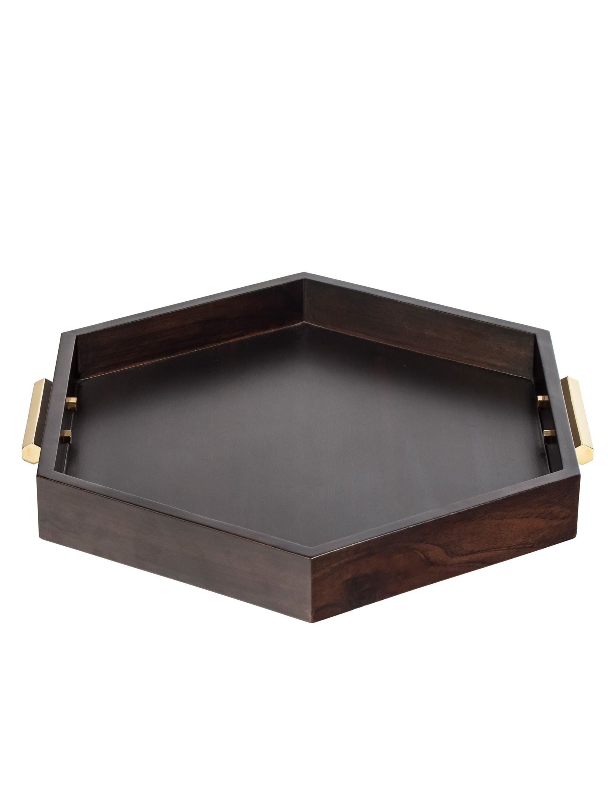 Wooden Hex Tray
